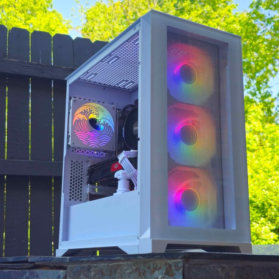 Starter Gaming PC • RX 570, Ryzen 5, 16GB RAM, SSD, WiFi • Plug n' Play Ready