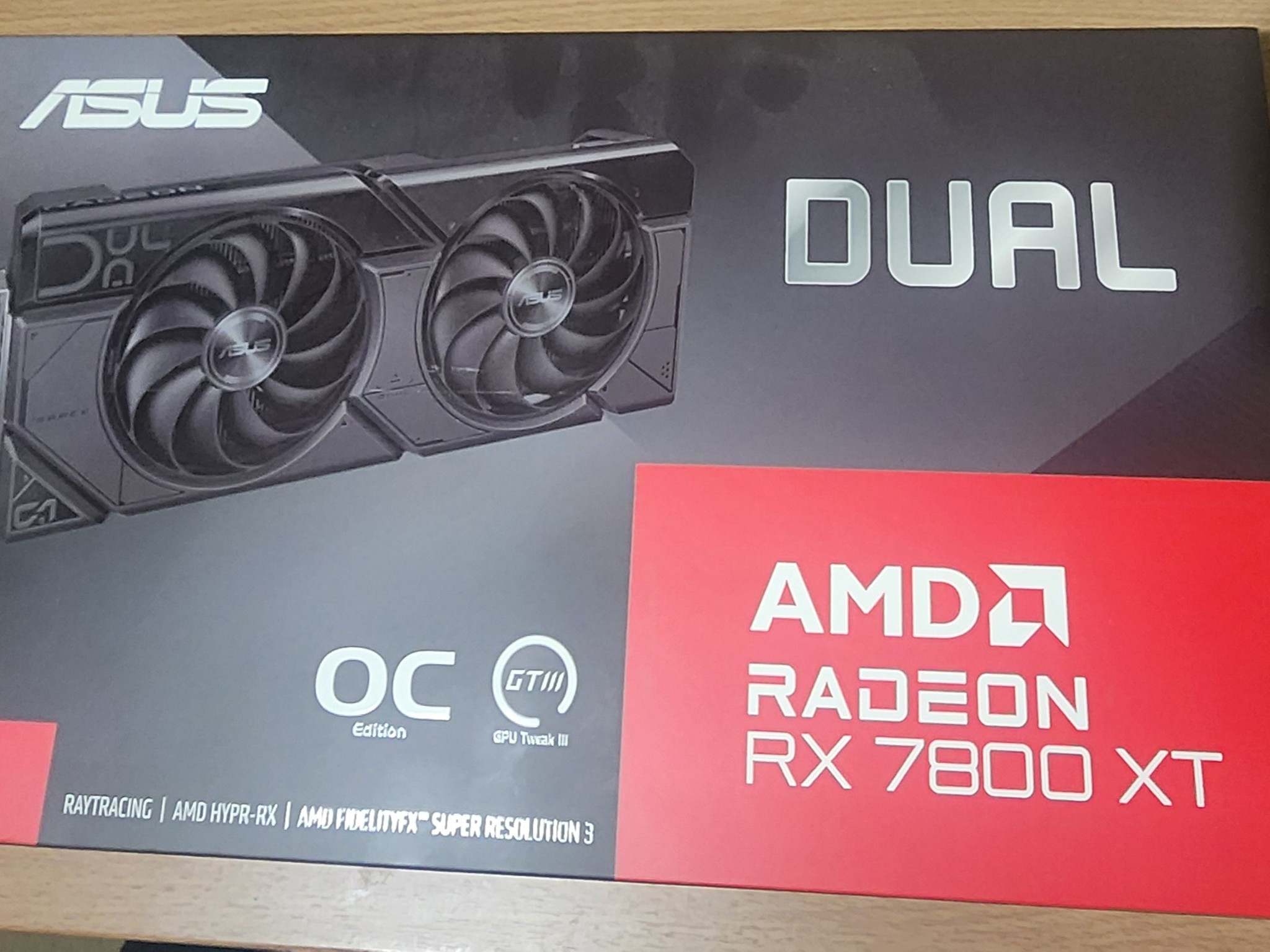 ASUS Dual Radeon™ RX 7800 XT OC Edition 16GB
