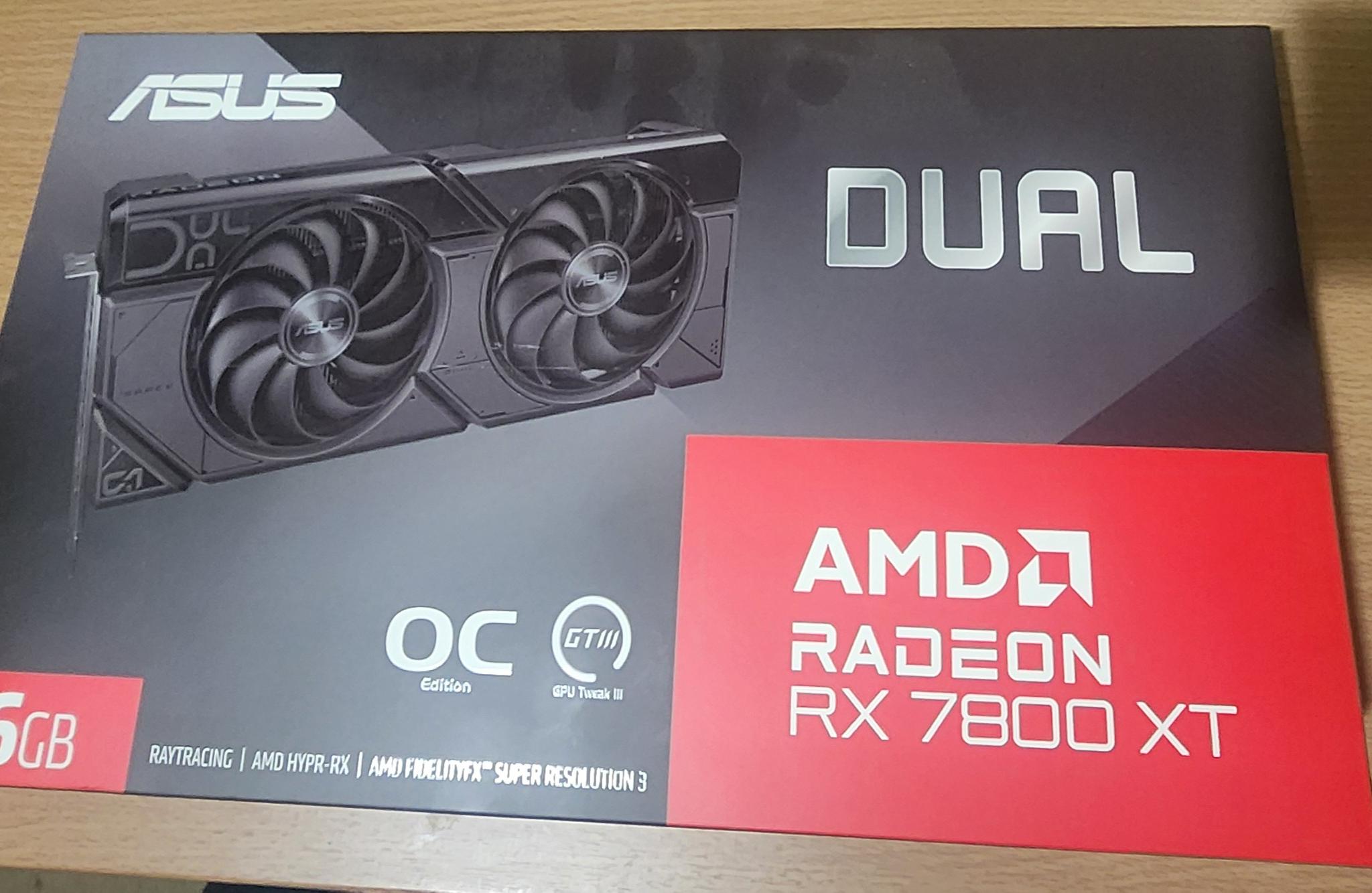 ASUS Dual Radeon™ RX 7800 XT OC Edition 16GB