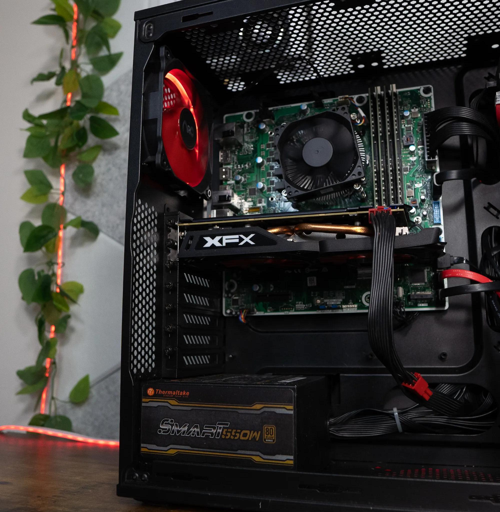 🟠⚫ ULTRA BUDGET - BO6 Ready GAMING PC 🟠⚫ XFX RX 570 | INTEL i7 6700 | 32GB DDR4 RAM | 1.25TB |