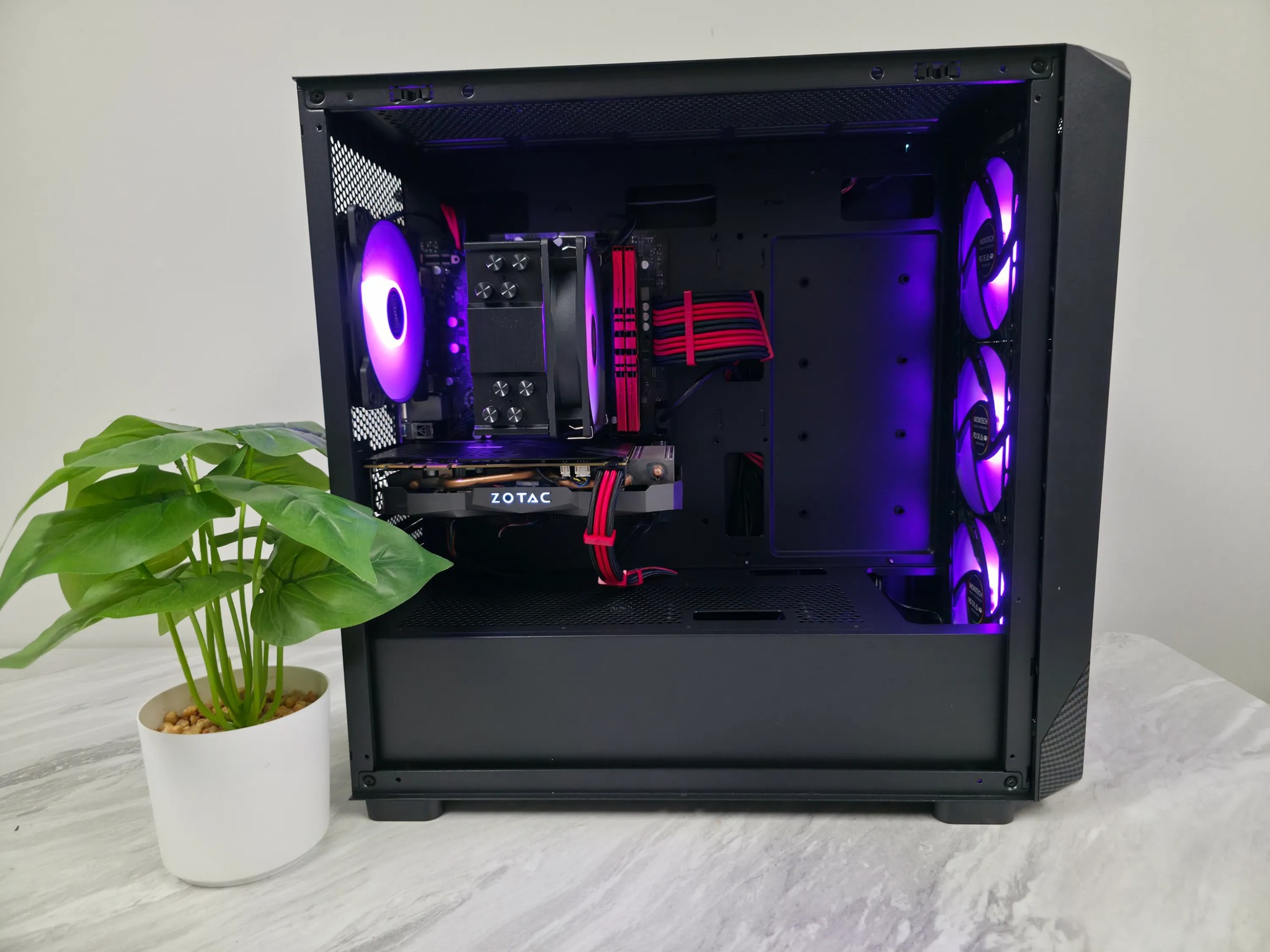 1080p Gaming PC Computer (Ryzen 3600x, Zotac GTX 1080, 16 GB DDR4)