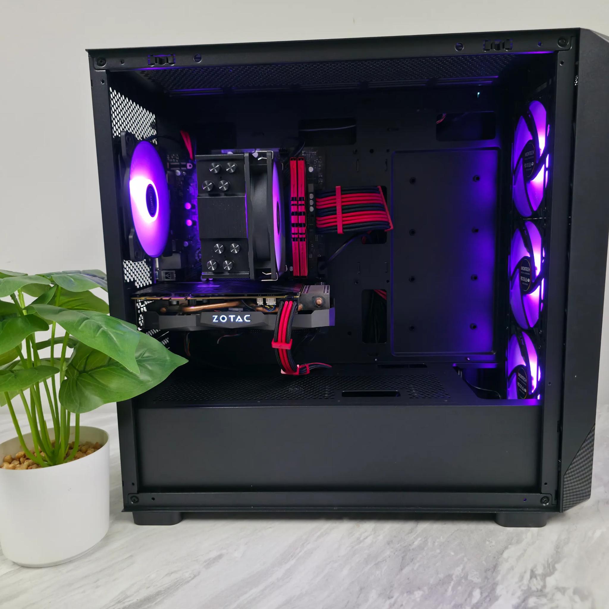 1080p Gaming PC Computer (Ryzen 3600x, Zotac GTX 1080, 16 GB DDR4)