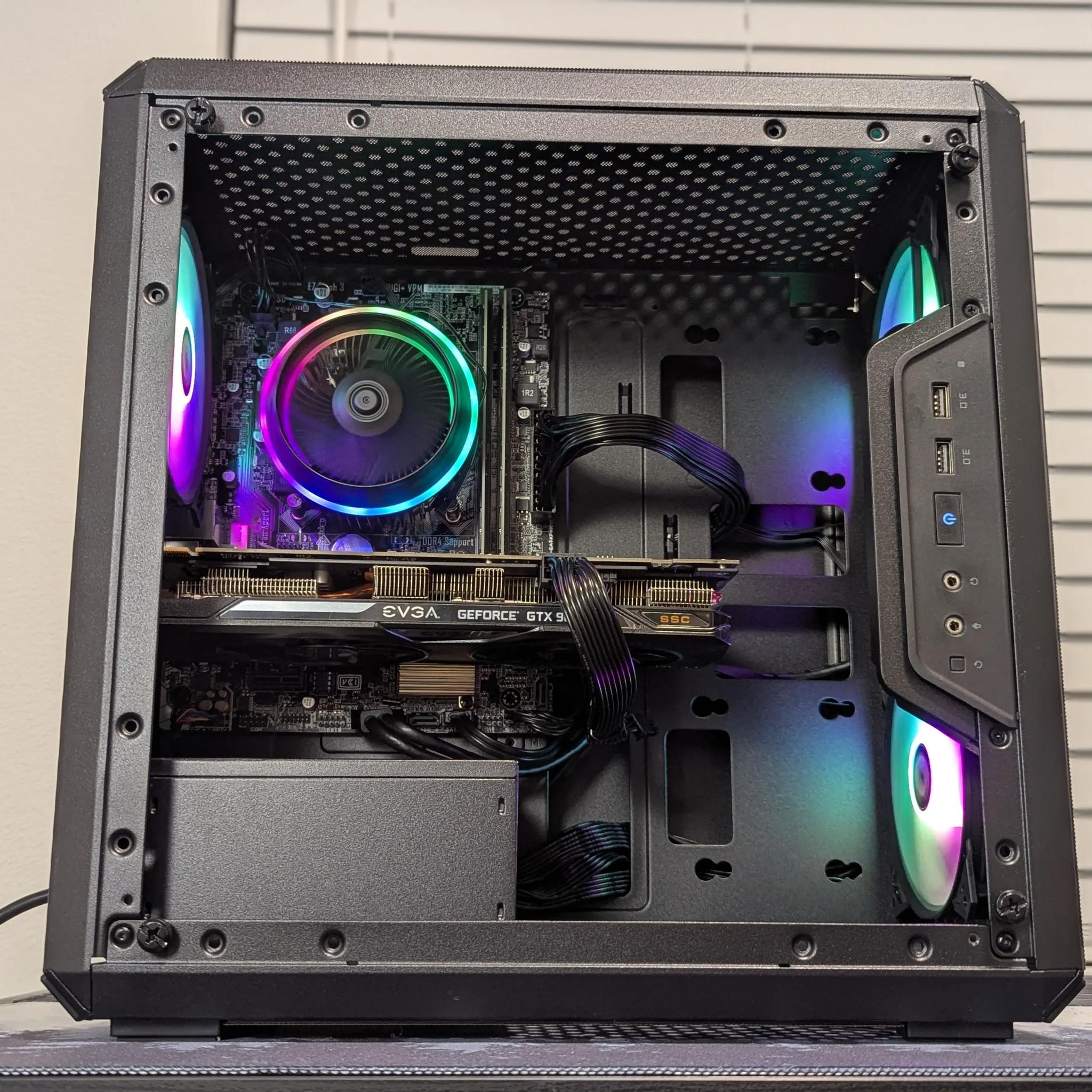 🎥Gaming PC Esports⚫ GTX 960 ⚫ INTEL I3 ⚫ 16GB RAM ⚫ ARGB ⚫ Wifi & BT