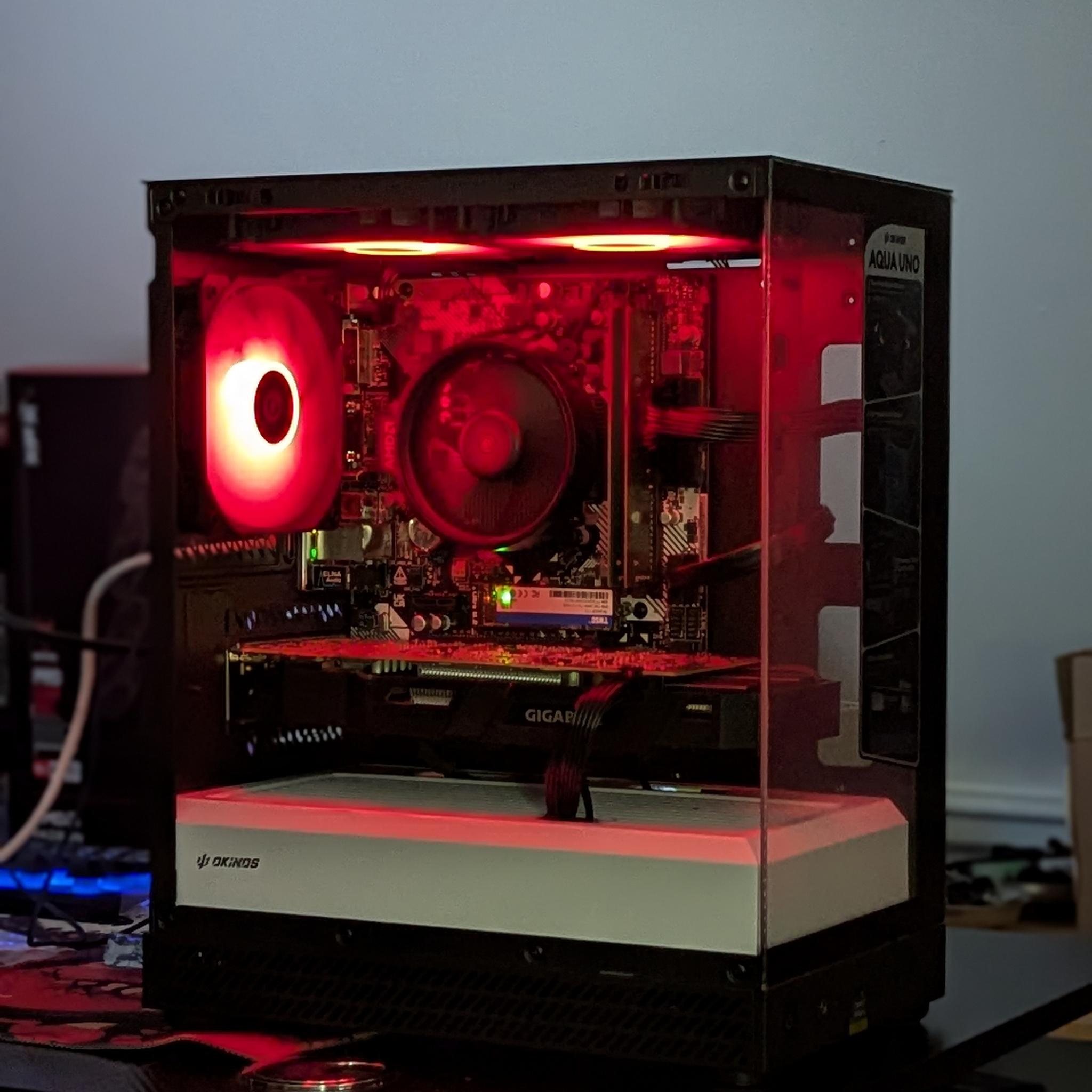 Gaming PC|AMD Ryzen 5 2600|16 GB DDR4|1 TB NVME SSD M.2|NVIDIA GEFORCE GTX 1070 8 GB|Windows 11 Home