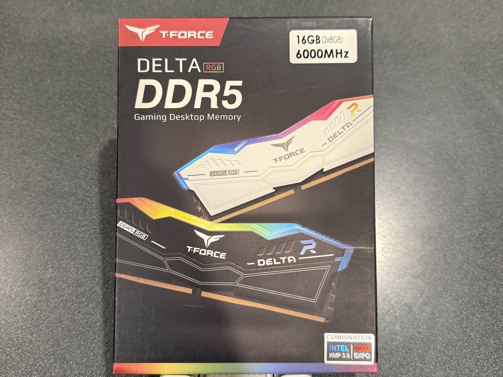 SEALED BLACK DDR5 6000 16GB T-FORCE DELTA - NEW