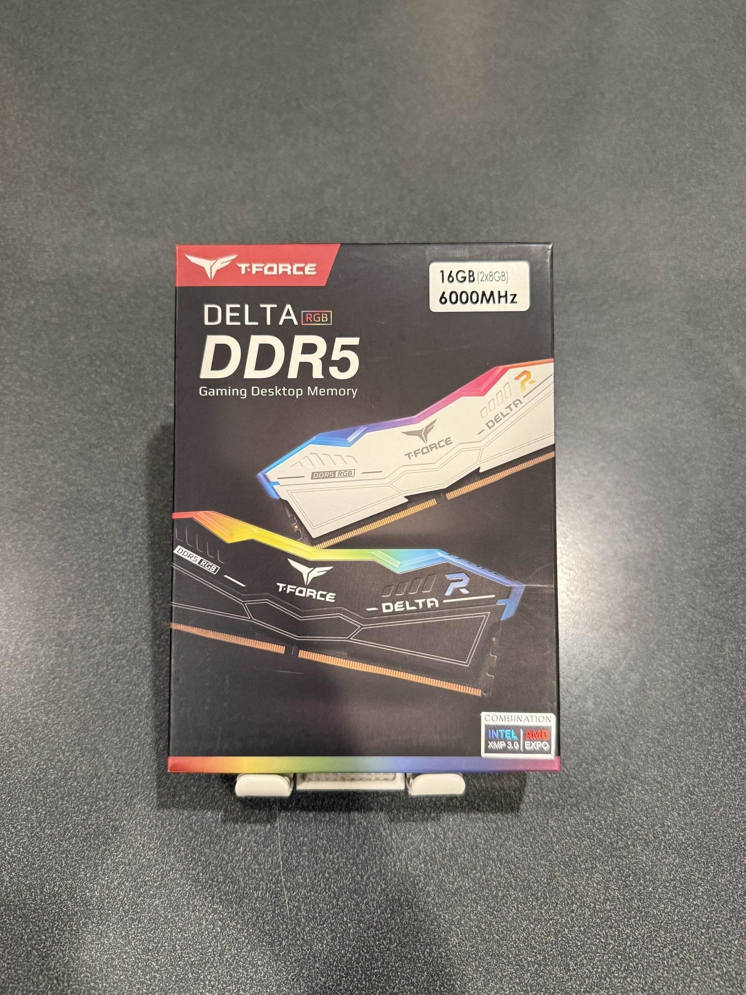 New BLACK T-FORCE RGB DDR5 16GB (2x8GB) 6000MHz - Sealed