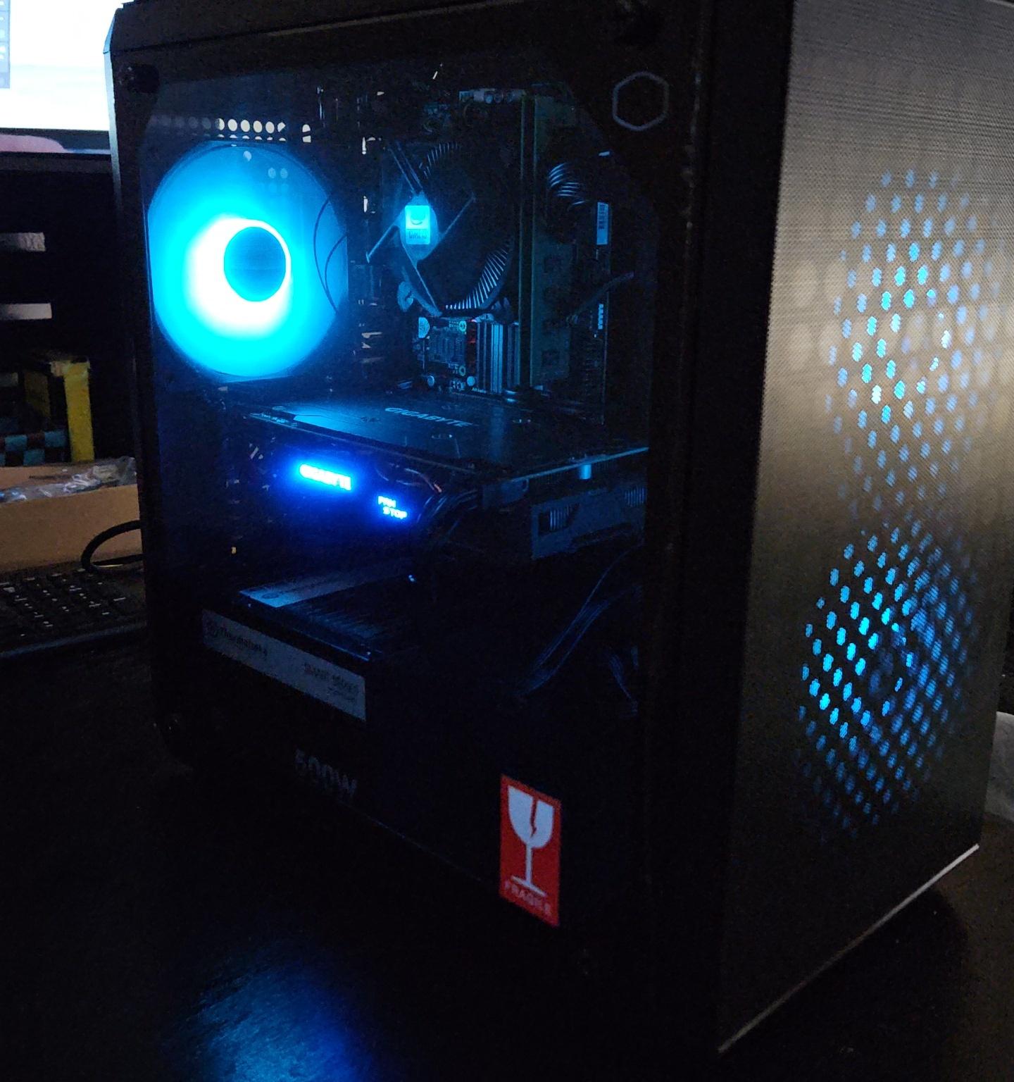 Budget 1080p gaming pc I7 RX 580