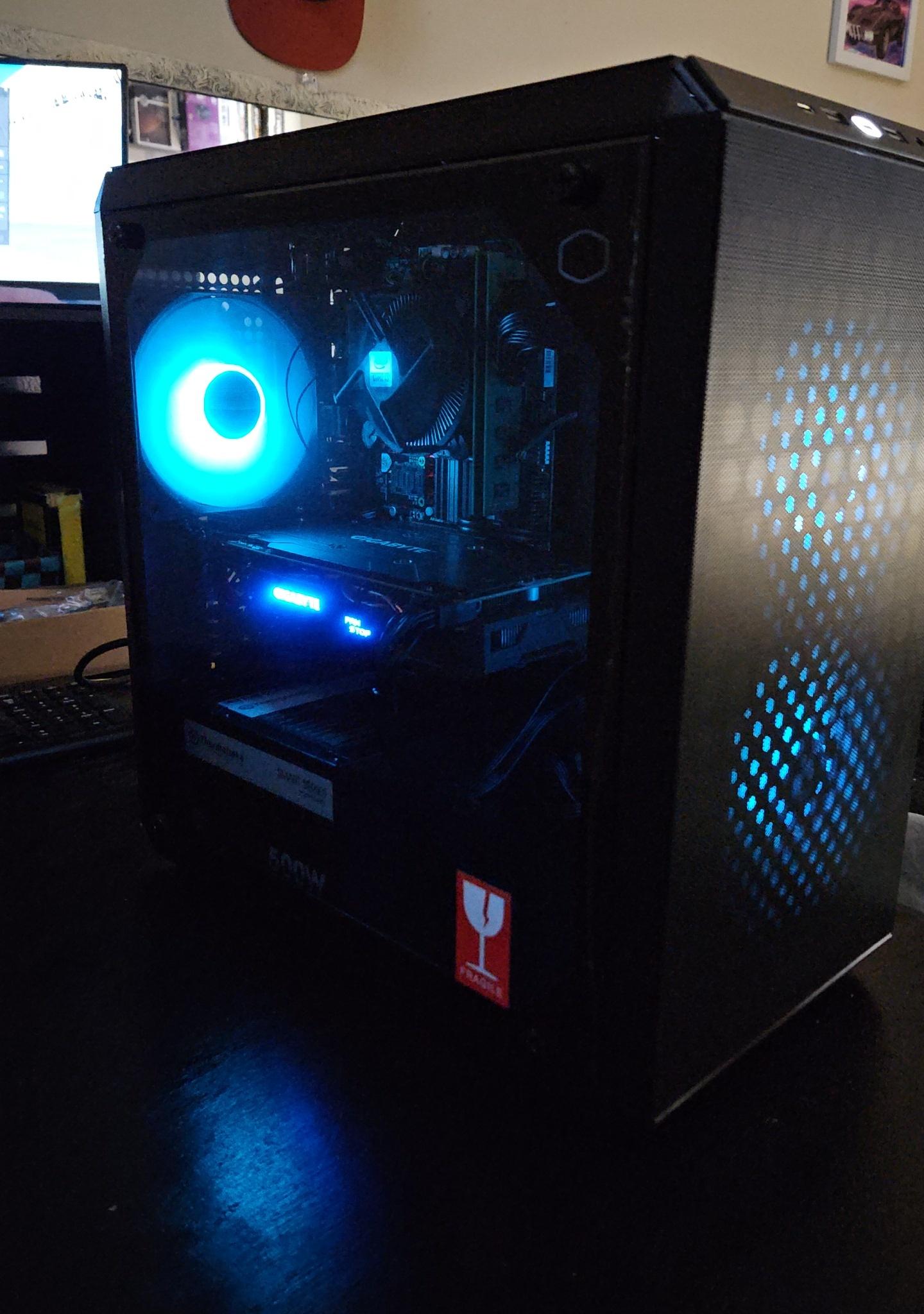 Budget 1080p gaming pc I7 RX 580