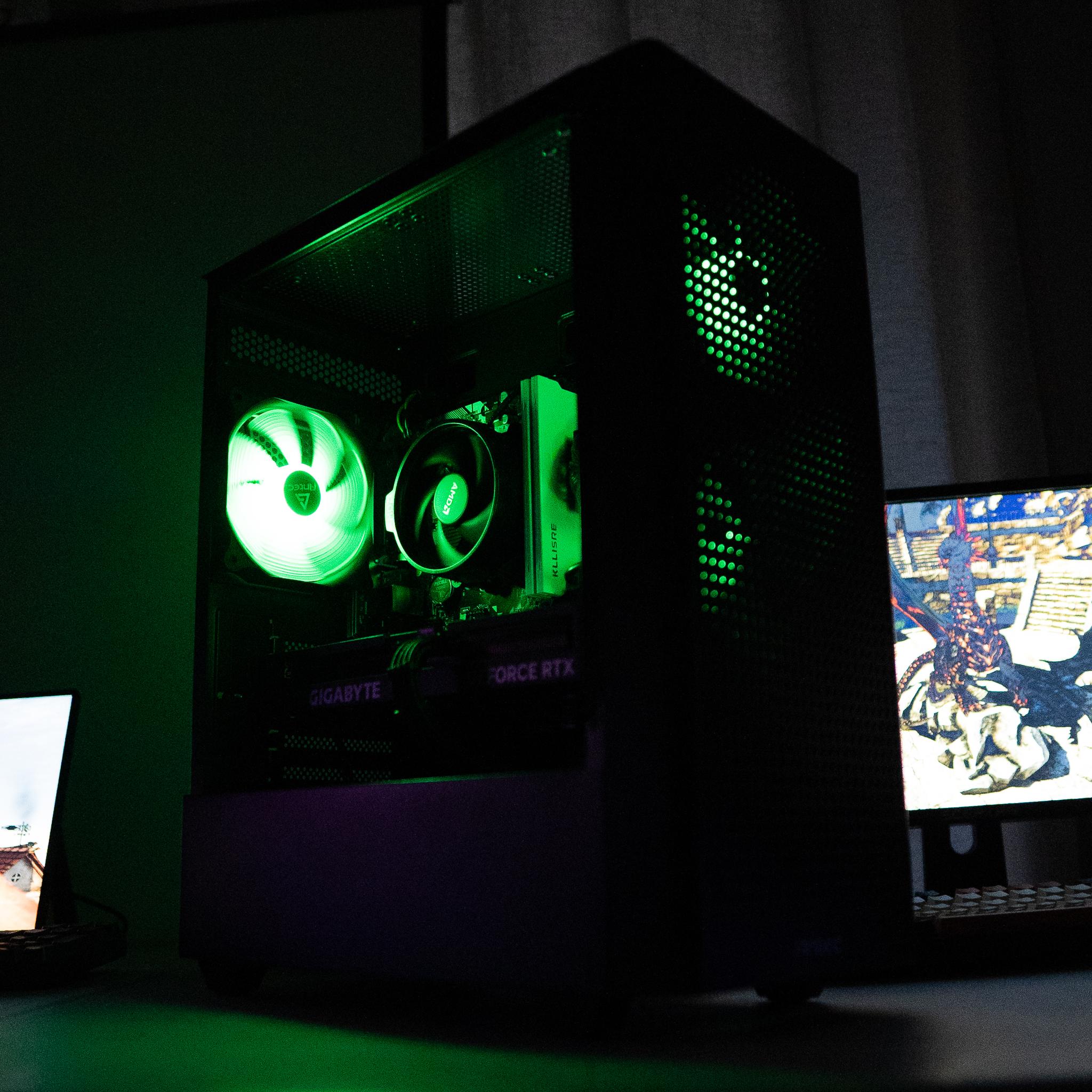 ⛈️❄️ | GIGABYTE RTX 4060 Ti | RYZEN 7 5700X | 32GB DDR4 RAM | 2TB NVME SSD | Arctic Snow 2.0