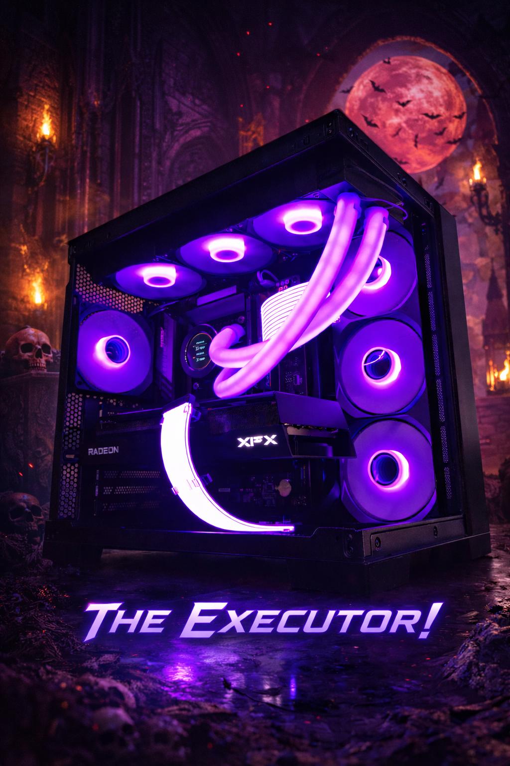 The Executor!⚔️ 265KF | 9070XT | 32GB DDR5 | 2TB Gen4 NVME | LCD Display
