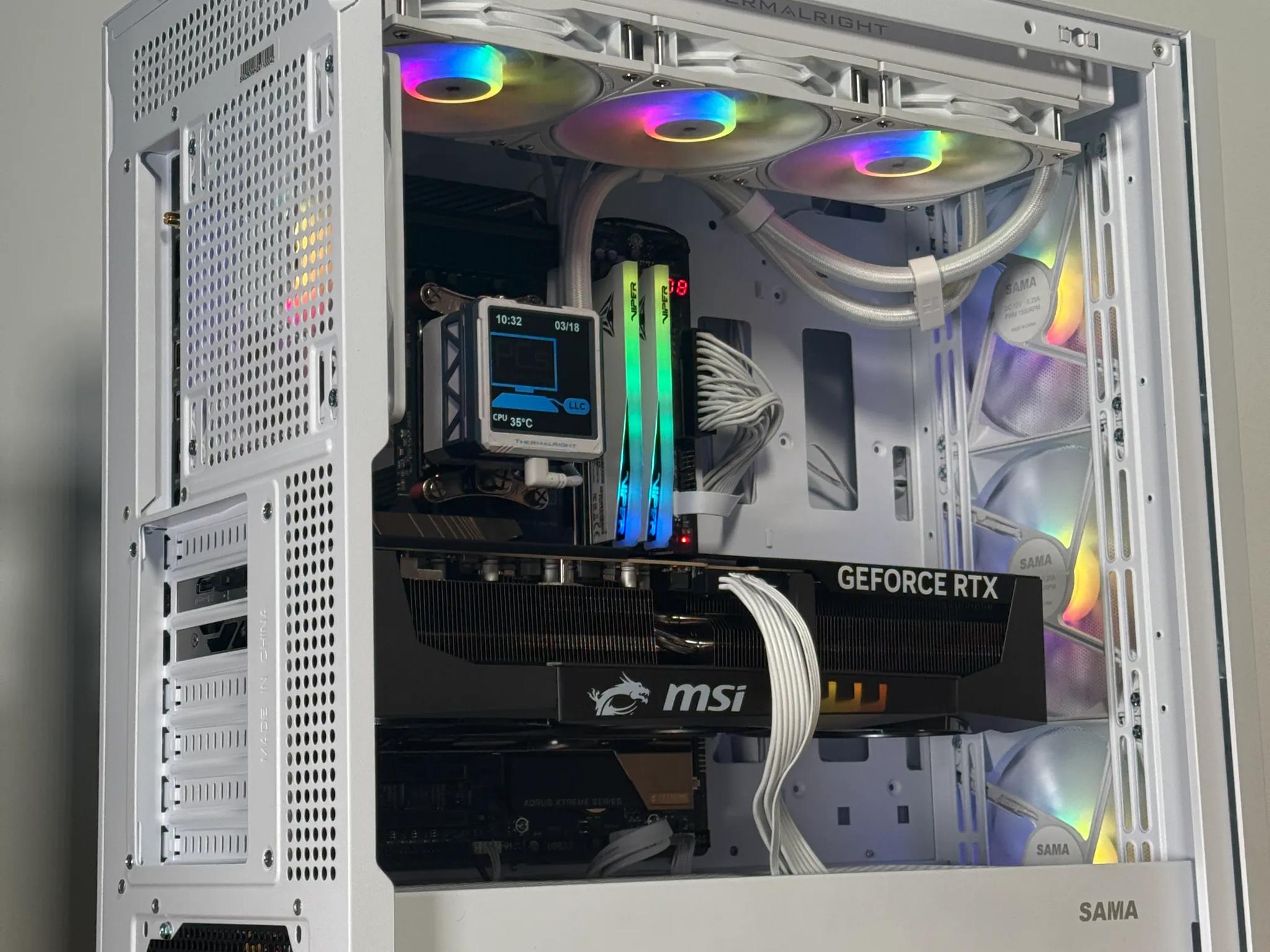 RTX 5090 Workstation/Gaming PC Ryzen 9950x3D 96GB DDR5 4TB NVME