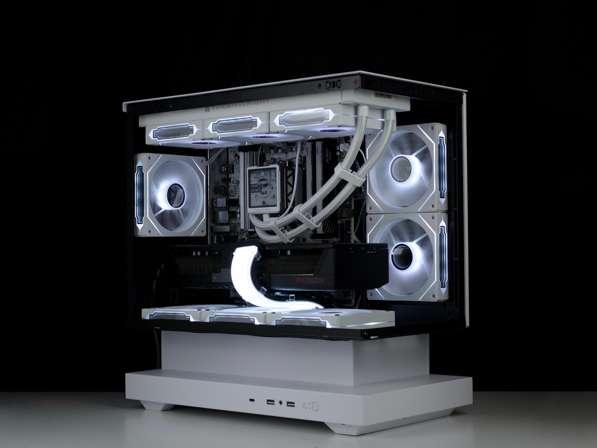 🧊⚡🗡️Panda - 1440P Gaming PC | RX 9070 XT, Ryzen 9 7900X3D, 32GB RAM, 2TB SSD | LCD Screen 🗡️⚡🧊
