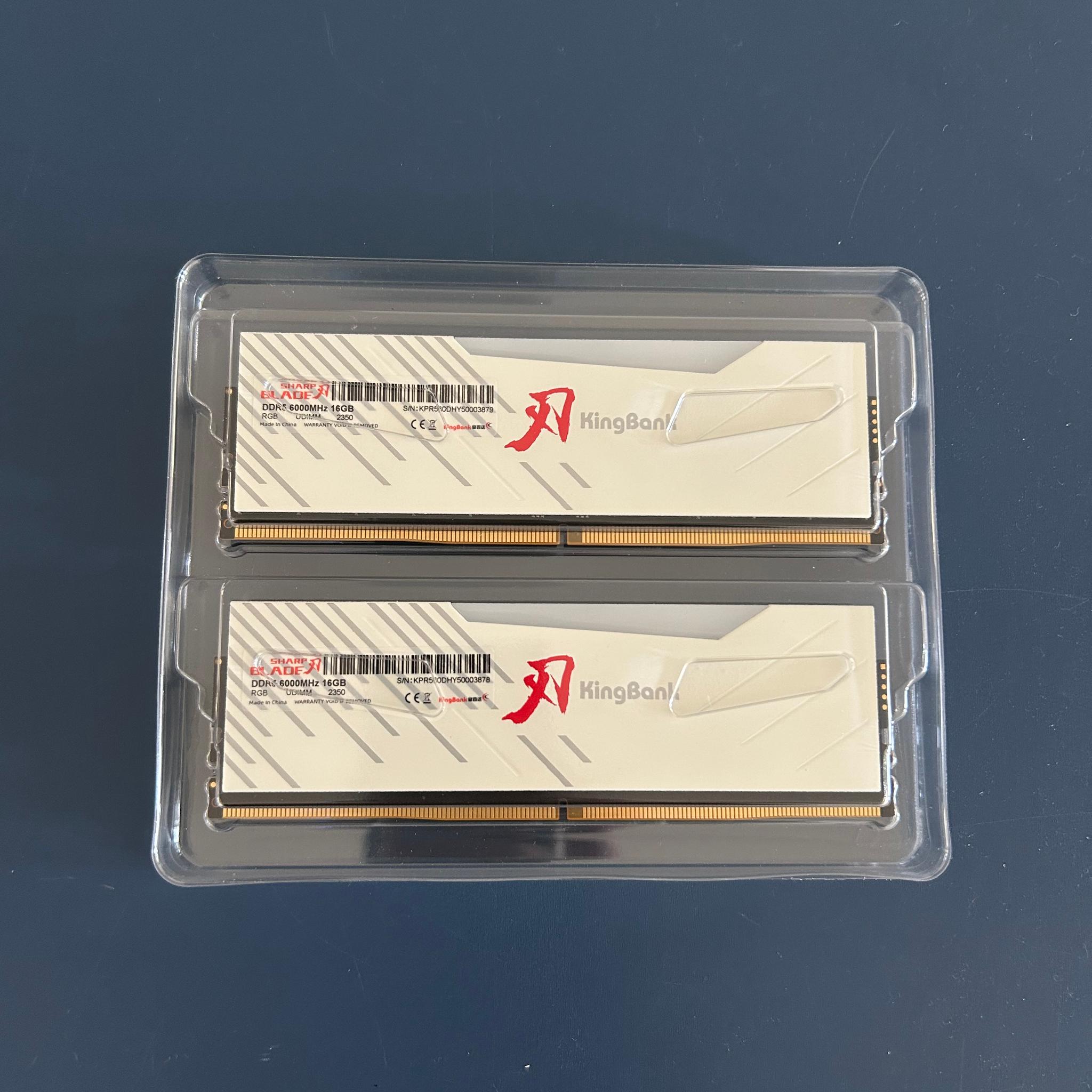 32gb ddr5 6000mhz / Kingbank white RGB