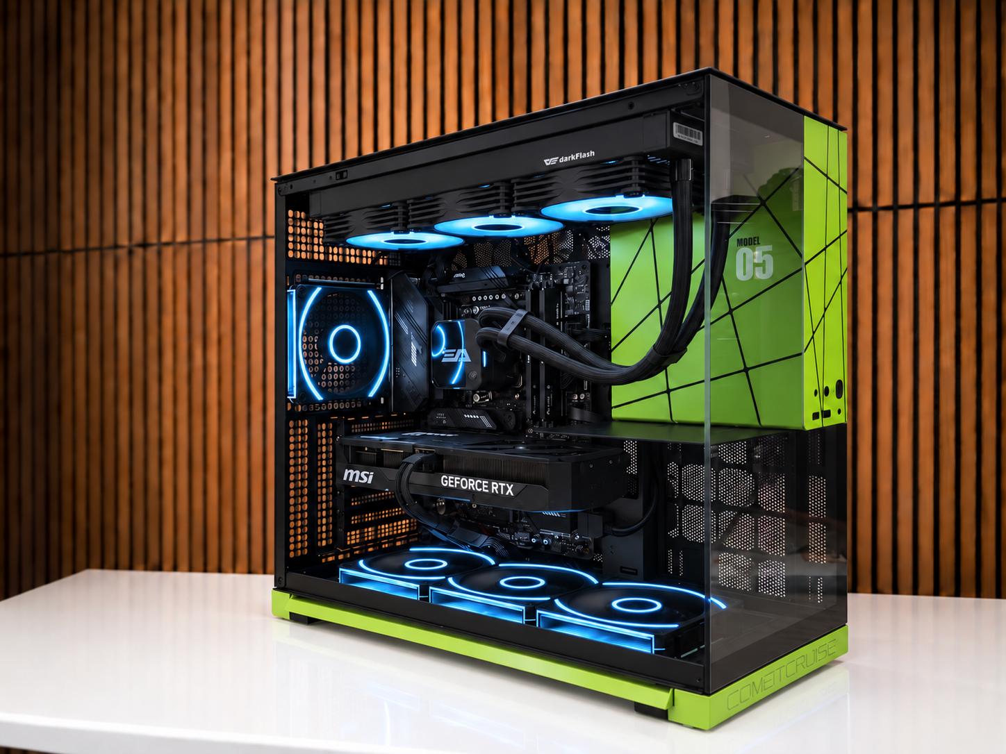 THE HULK 💚| RTX 5070 | Ryzen 9 7950X3D | 32GB DDR5 | 1TB NVME | GOLD PSU | Windows 11 | WIFI