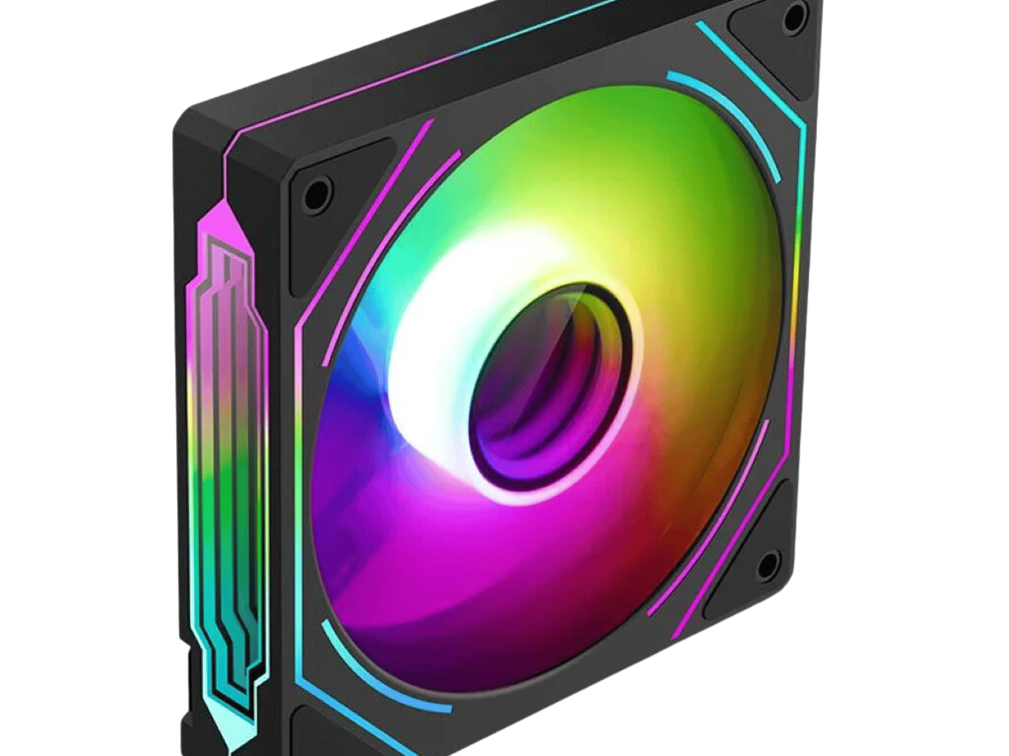 PACK OF 3 SEGOTEP 🪞HB12🪞 | BLACK CASE FAN | 120MM | PWM | ARGB | INFINITE MIRROR REFLECTION