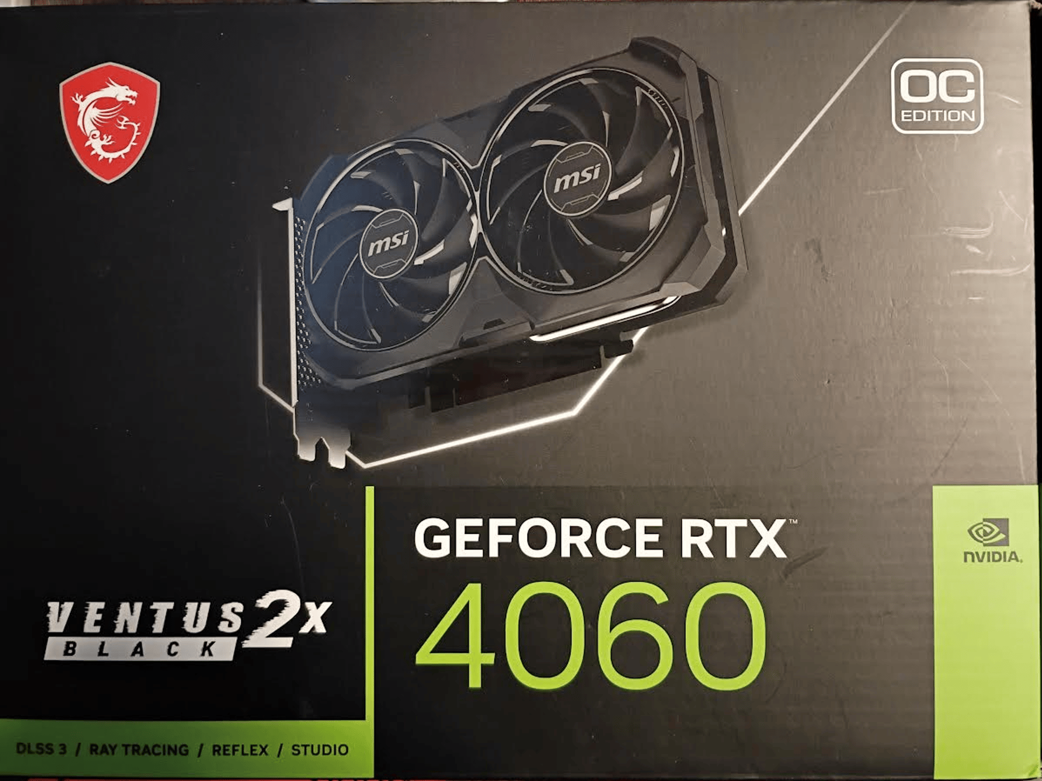 MSI GeForce RTX 4060 VENTUS 2X BLACK 8G OC