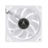 PACK OF 3 SEGOTEP 🪞HB12🪞 | WHITE CASE FAN | 120MM | PWM | ARGB | INFINITE MIRROR REFLECTION
