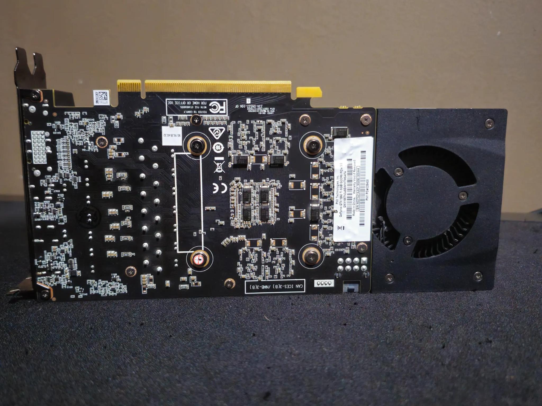 PNY GTX 1660 Ti Blower