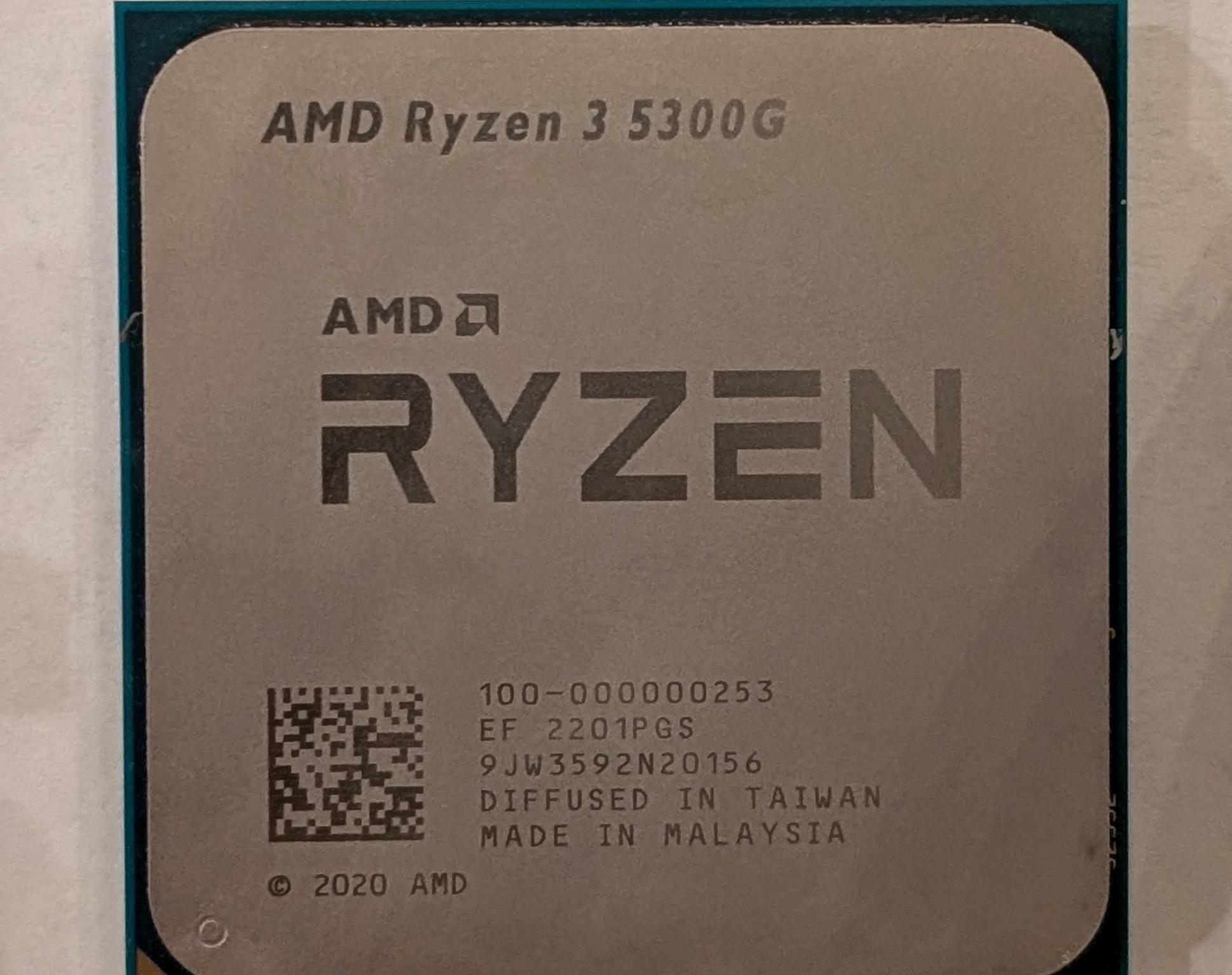 AMD Ryzen 3 5300G with generic cooler