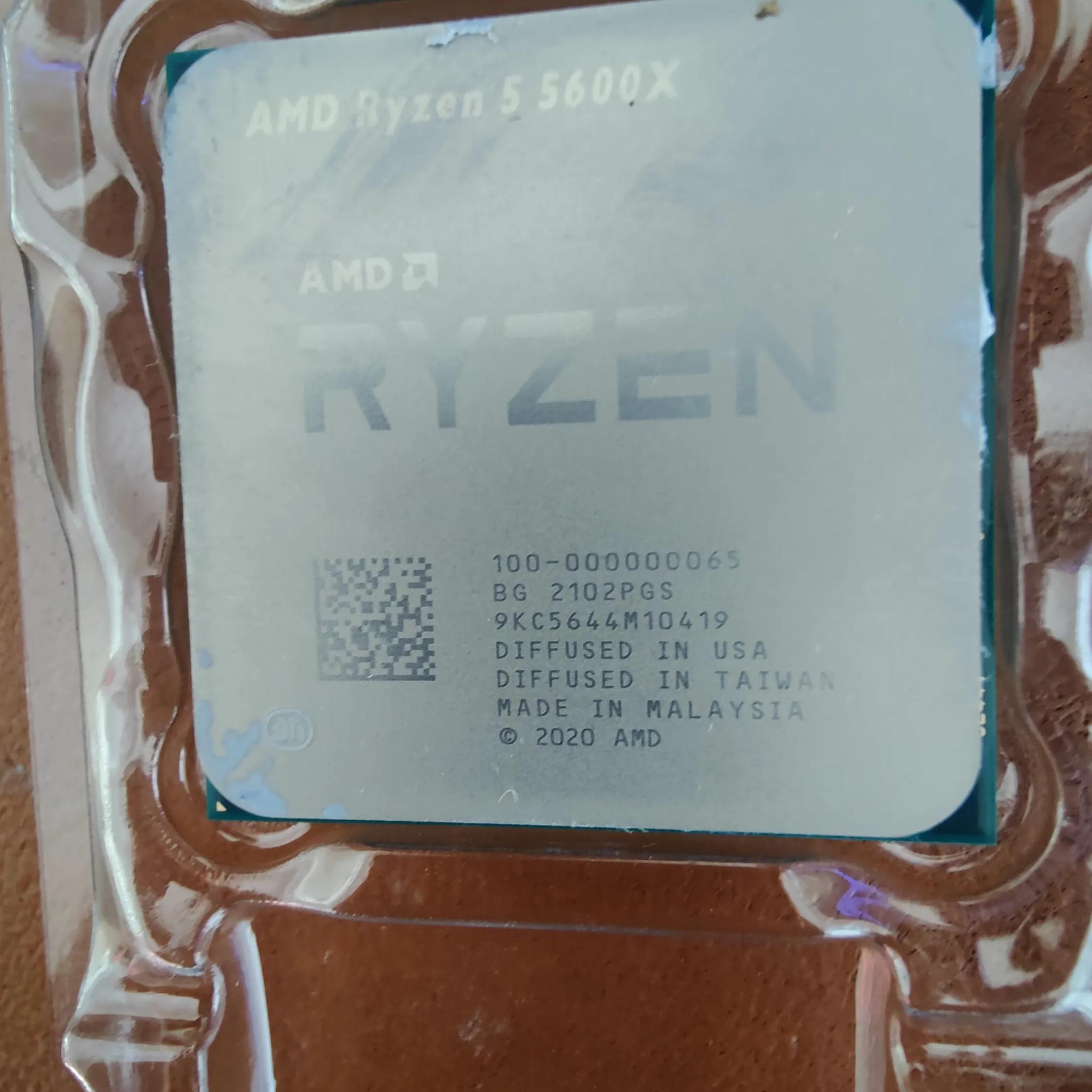 Ryzen 5600x w/stock cooler