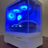 Water Cooled Intel 10 Core White Gaming PC RX 5700xt 8GB 1TB Storage 16GB RAM WIFi WINDOWS 10 Pro