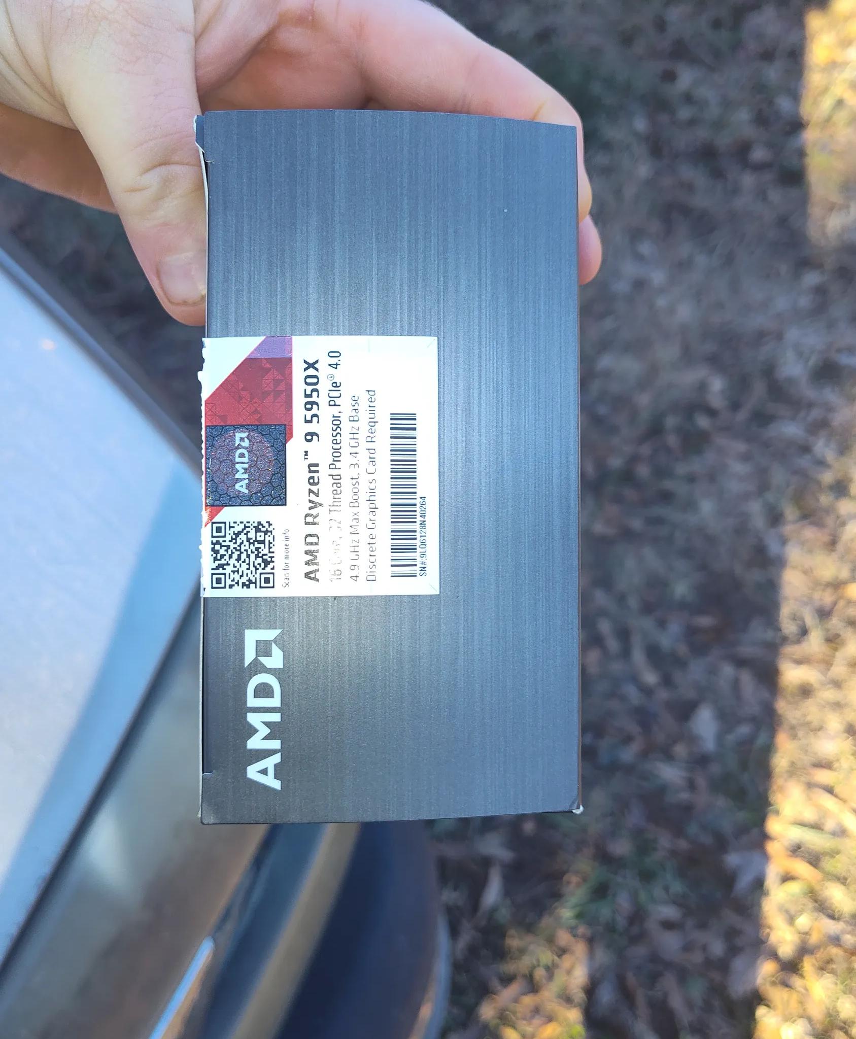 AMD ryzen 9 5950x 16 core 32 thread processor pcie 4.0 4.9GHz max boost 3.4 GHz base