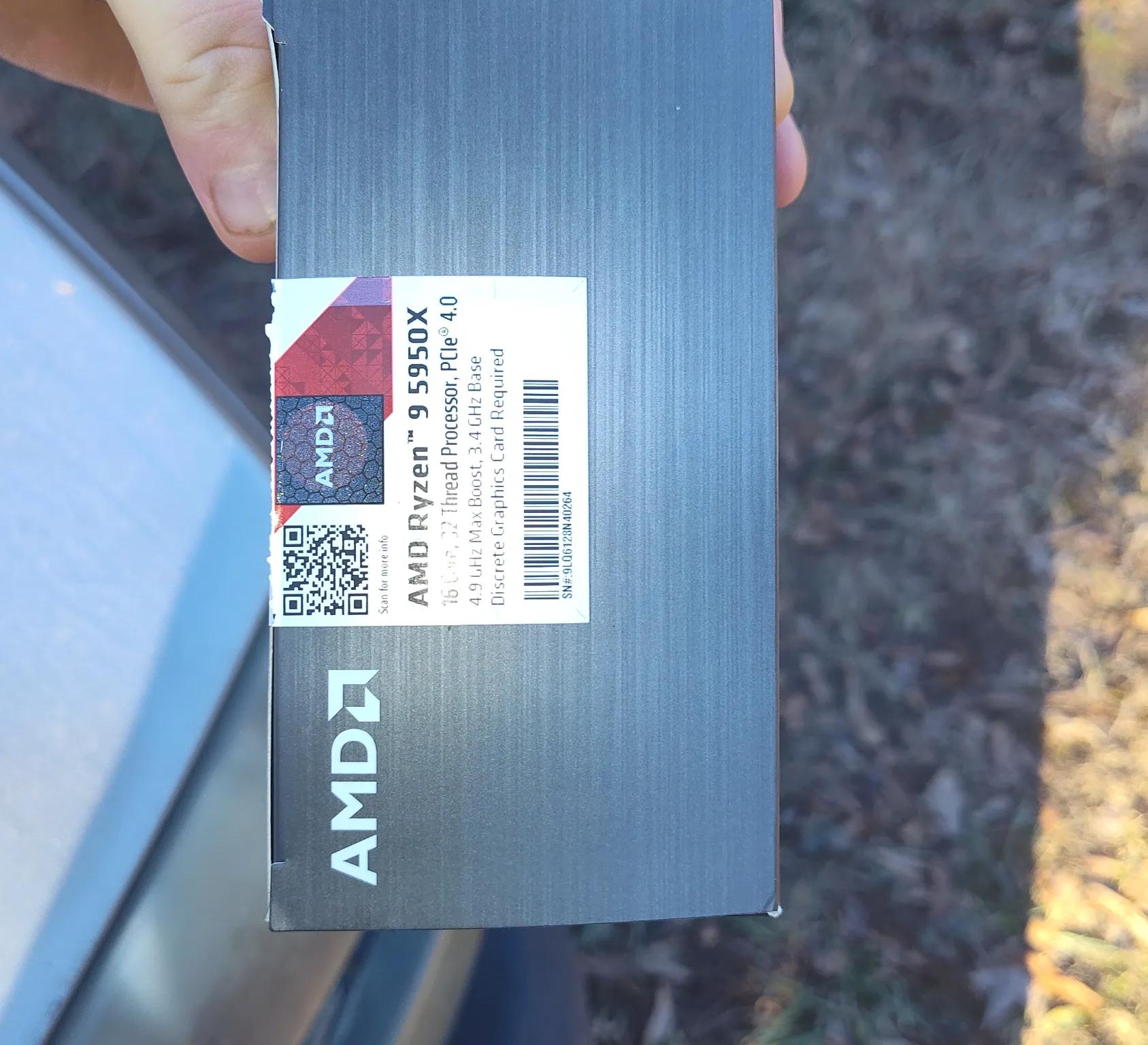 AMD ryzen 9 5950x 16 core 32 thread processor pcie 4.0 4.9GHz max boost 3.4 GHz base