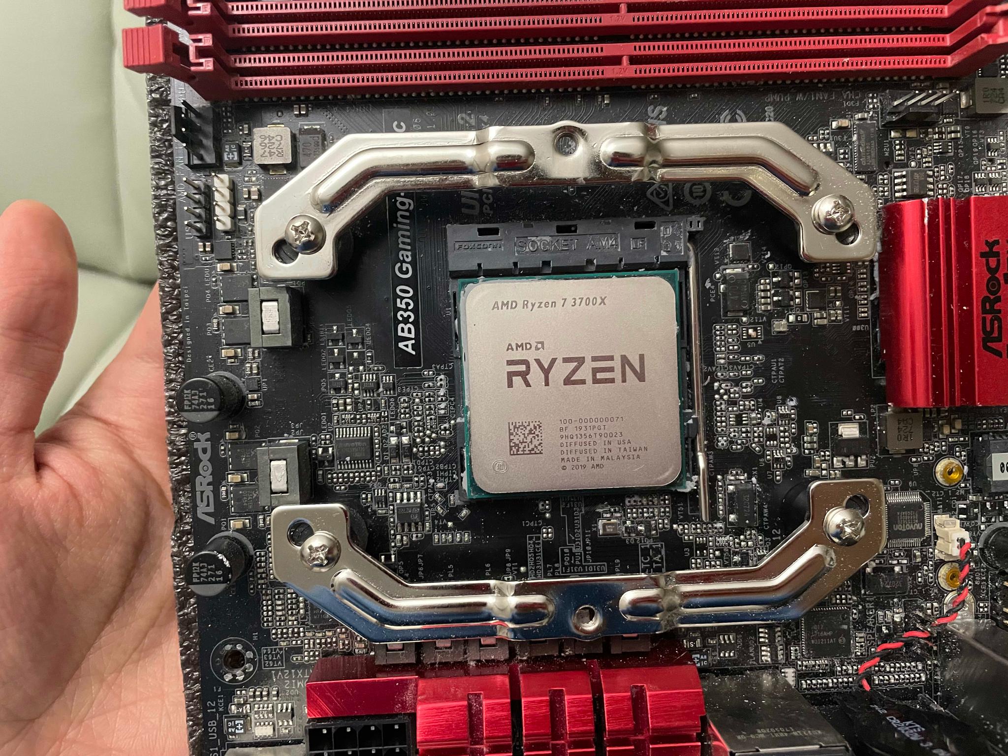 Ryzen 3700X and B350 motherboard bundle