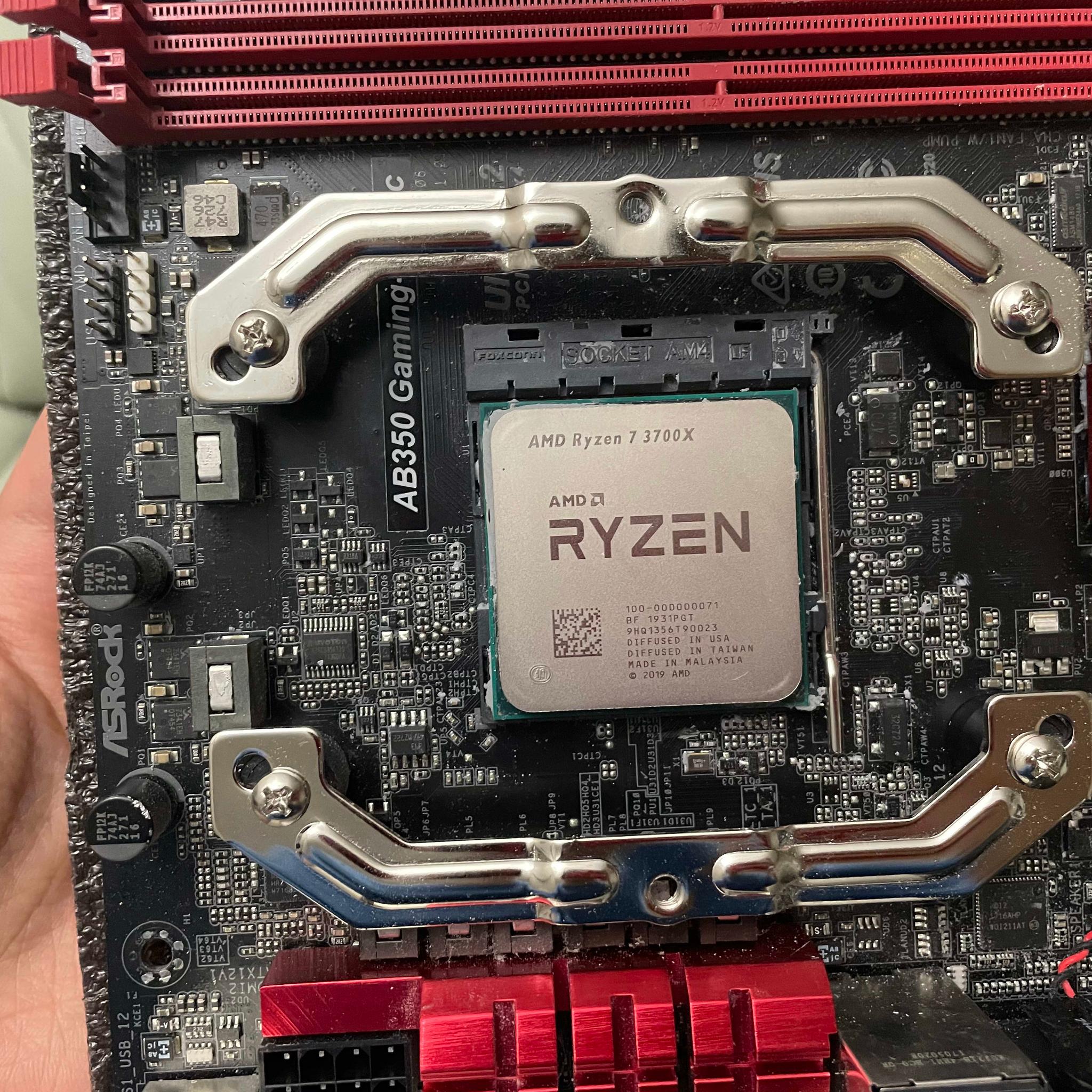 Ryzen 3700X and B350 motherboard bundle