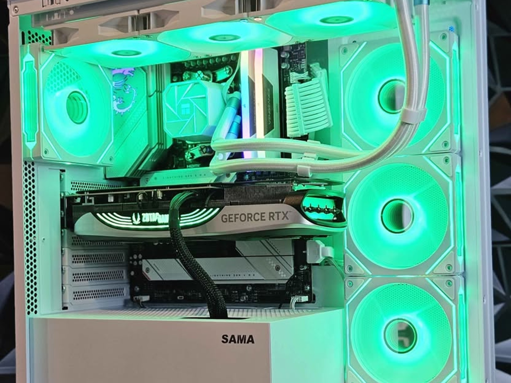 ⚪👻Ghost 👻⚪ Gaming PC (Ryzen 7 + RTX 4070 TI)