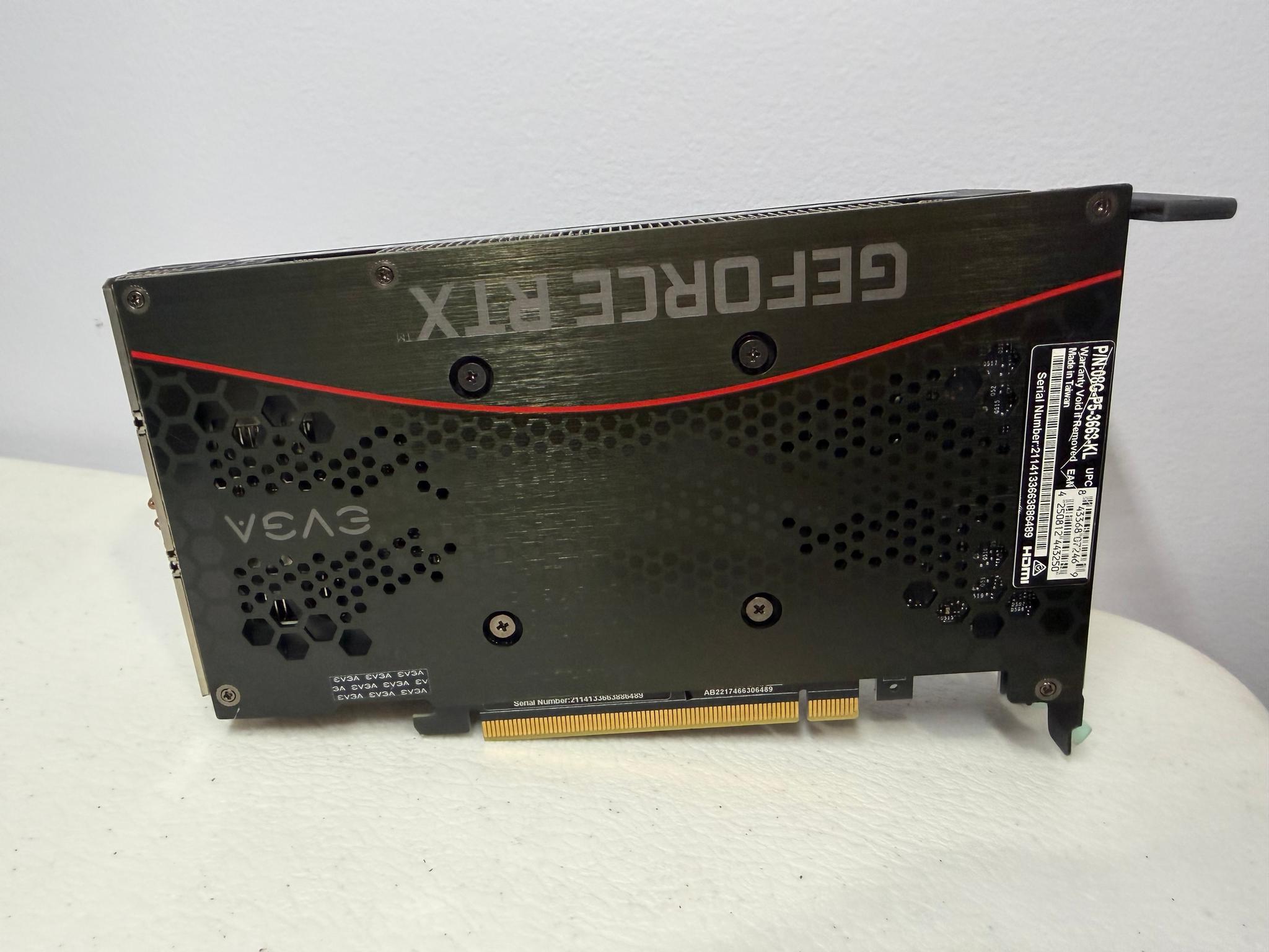 EVGA GeForce RTX 3060 TI / 3060TI XC GAMING 8GB GDDR6 Graphics Card