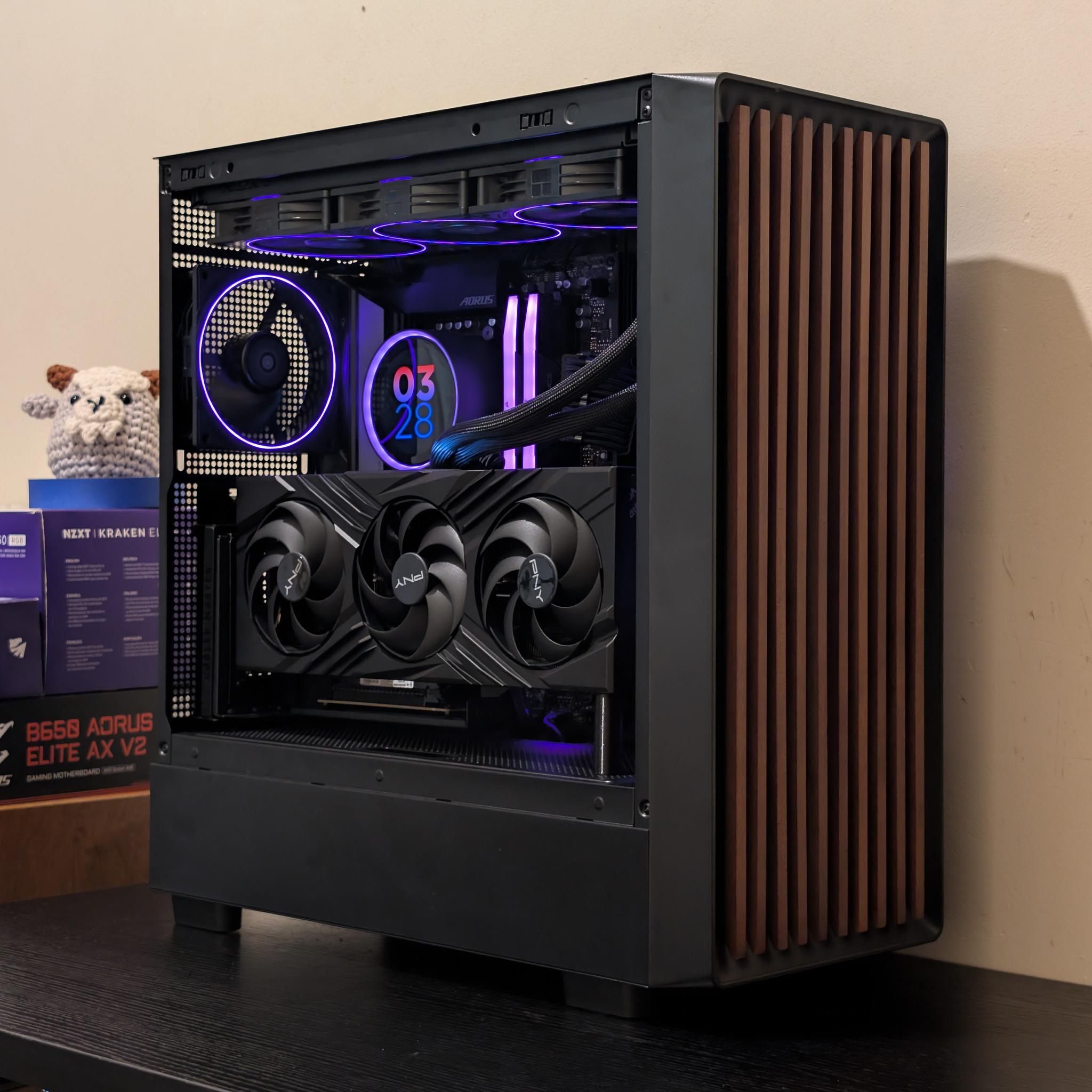⚫🪵4K Gaming Beast | RTX 4080 Super | Ryzen 7 7800X3D | 2TB SSD | 64GB RAM | WiFi 6 & Bluetooth🪵⚫