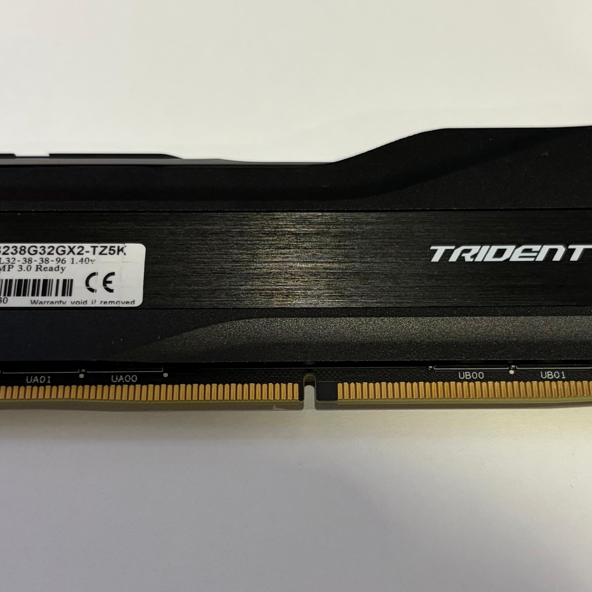 G.SKILL - Trident Z5 32GB (1x32GB) DDR5 6000MHz RAM Black