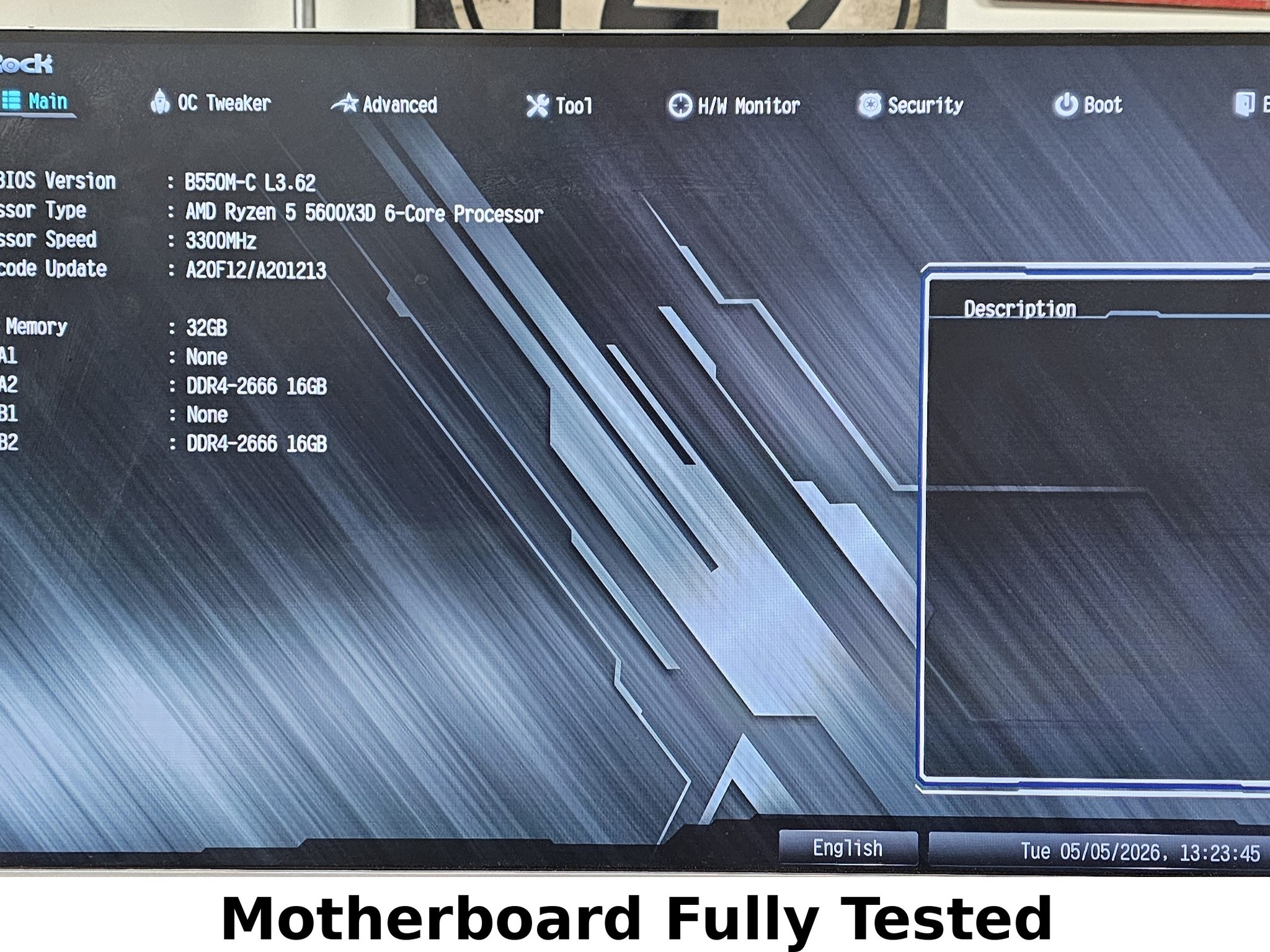 ASRock B550M-C AM4 WIFI DDR4 ATX Motherboard