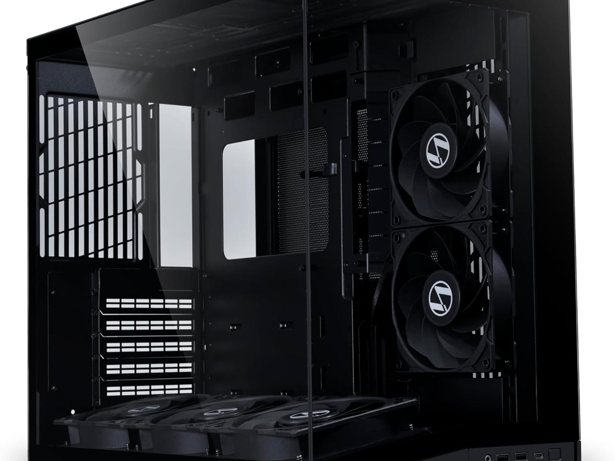 Lian Li O11D MINI V2 Flow-ATX Mid-Tower PC Case-Black-O11DMIV2FX