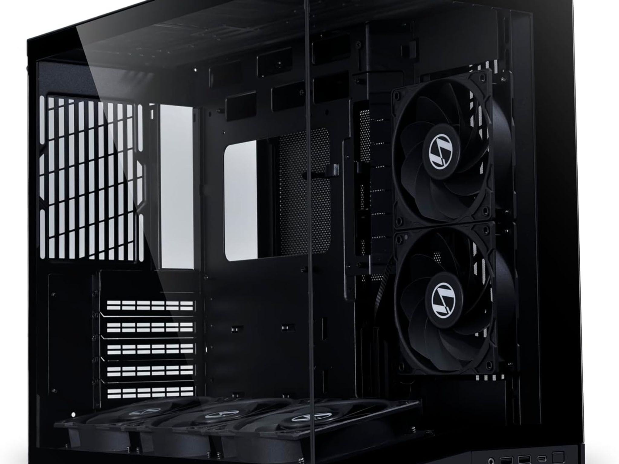 Lian Li O11D MINI V2 Flow-ATX Mid-Tower PC Case-Black-O11DMIV2FX