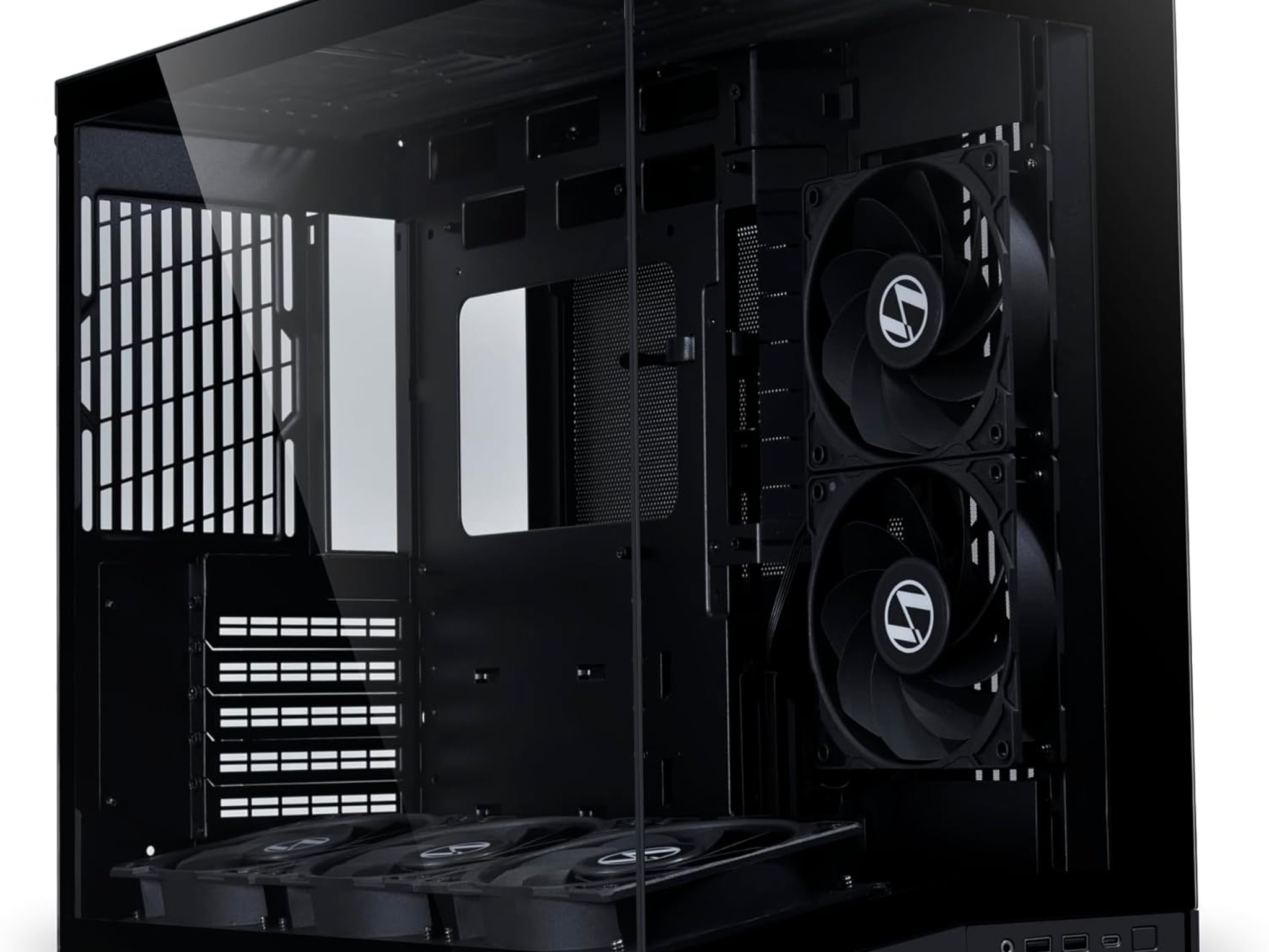 Lian Li O11D MINI V2 Flow-ATX Mid-Tower PC Case-Black-O11DMIV2FX