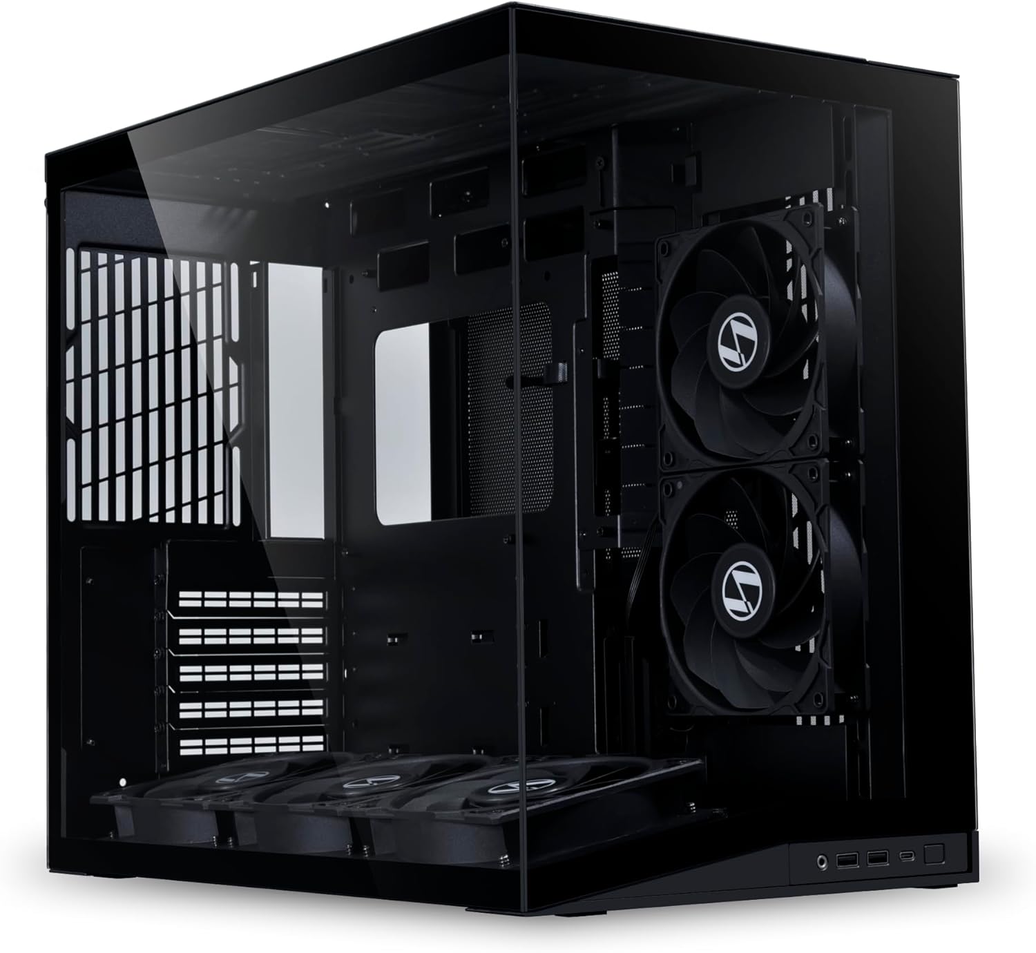 Lian Li O11D MINI V2 Flow-ATX Mid-Tower PC Case-Black-O11DMIV2FX