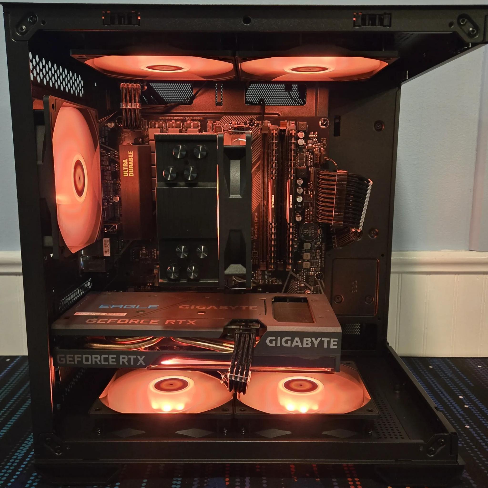 🦅 Eagle 1080p/1440p Gaming PC 🖥️| Ryzen 5 5600|RTX 3060 12GB|32GB RAM| 1TB SSD| Wifi/BT| Win 11🖥️