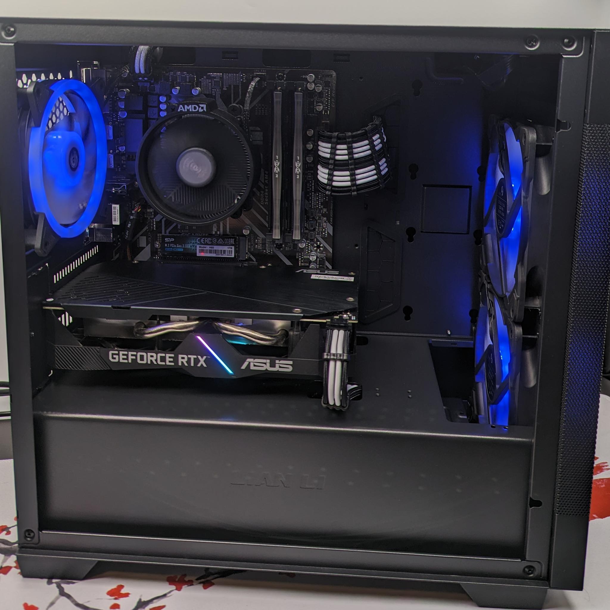 Custom Gaming PC "Mini Meshness" Ryzen 5 5600x/ 32GB DDR4/ 1TB SSD/ RTX 2060 6GB
