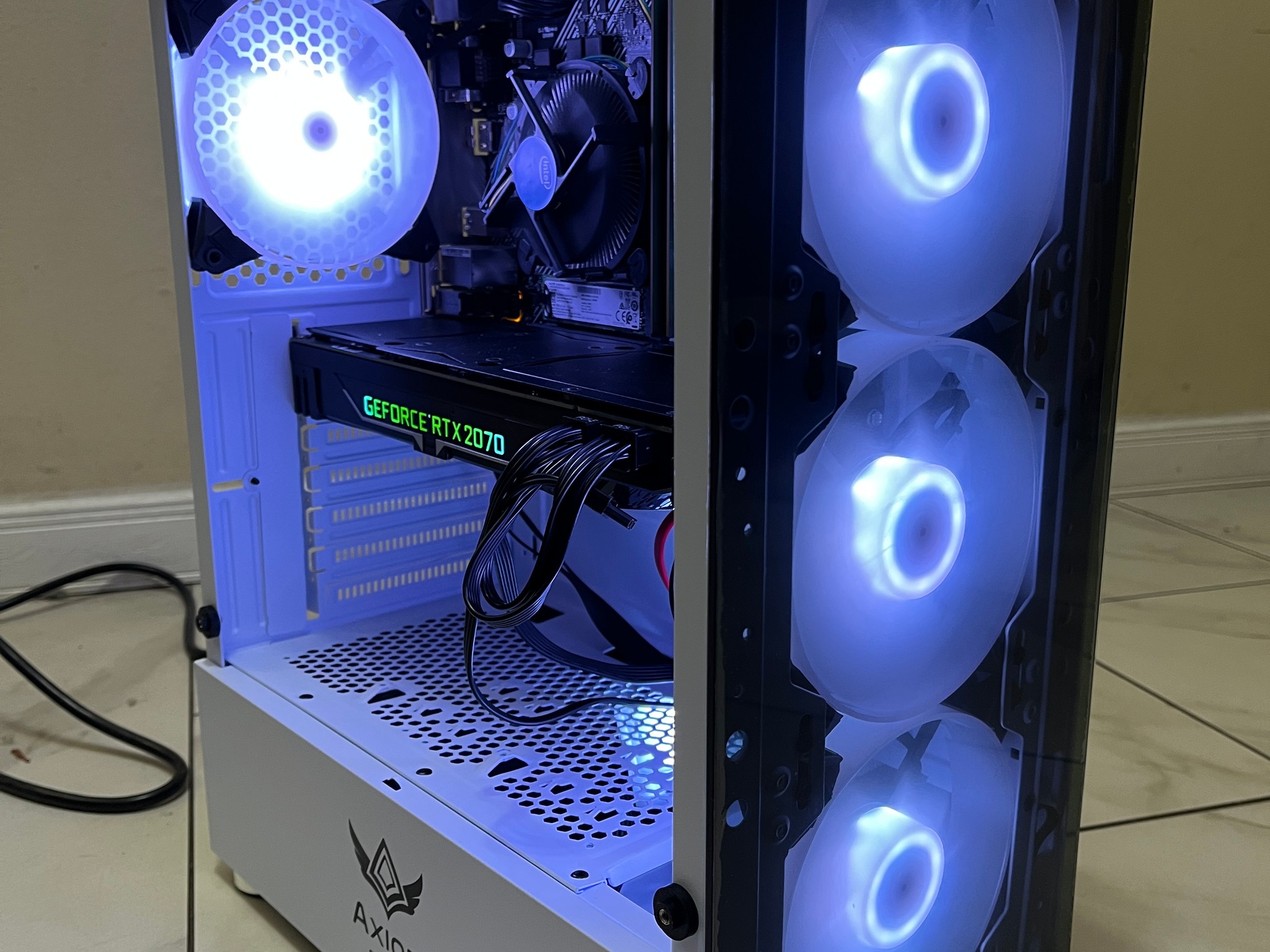 🔥RTX 2070, Intel i5-10400, 12GB RAM, 870 GB Storage, High Performance RGB Gaming PC w/ Remote