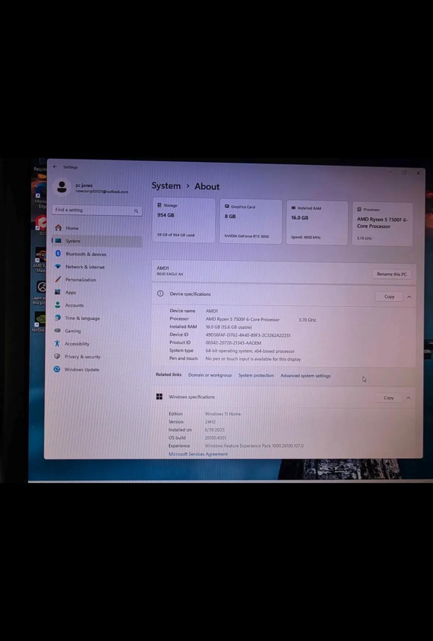 Custom AMD Build / no gpu