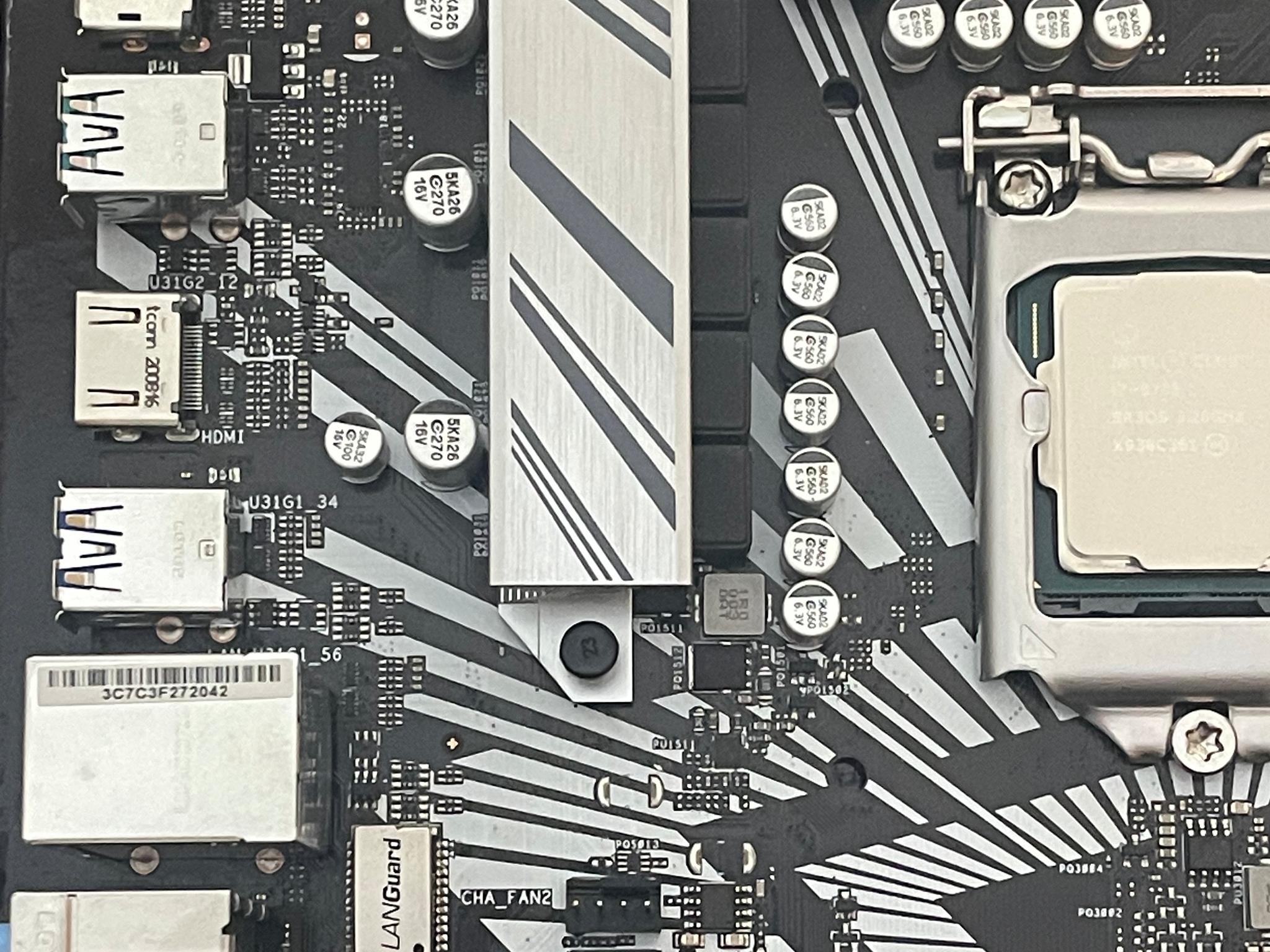 Used, ASUS Prime z390-P, i7-8700, 16GB 2666 DDR4
