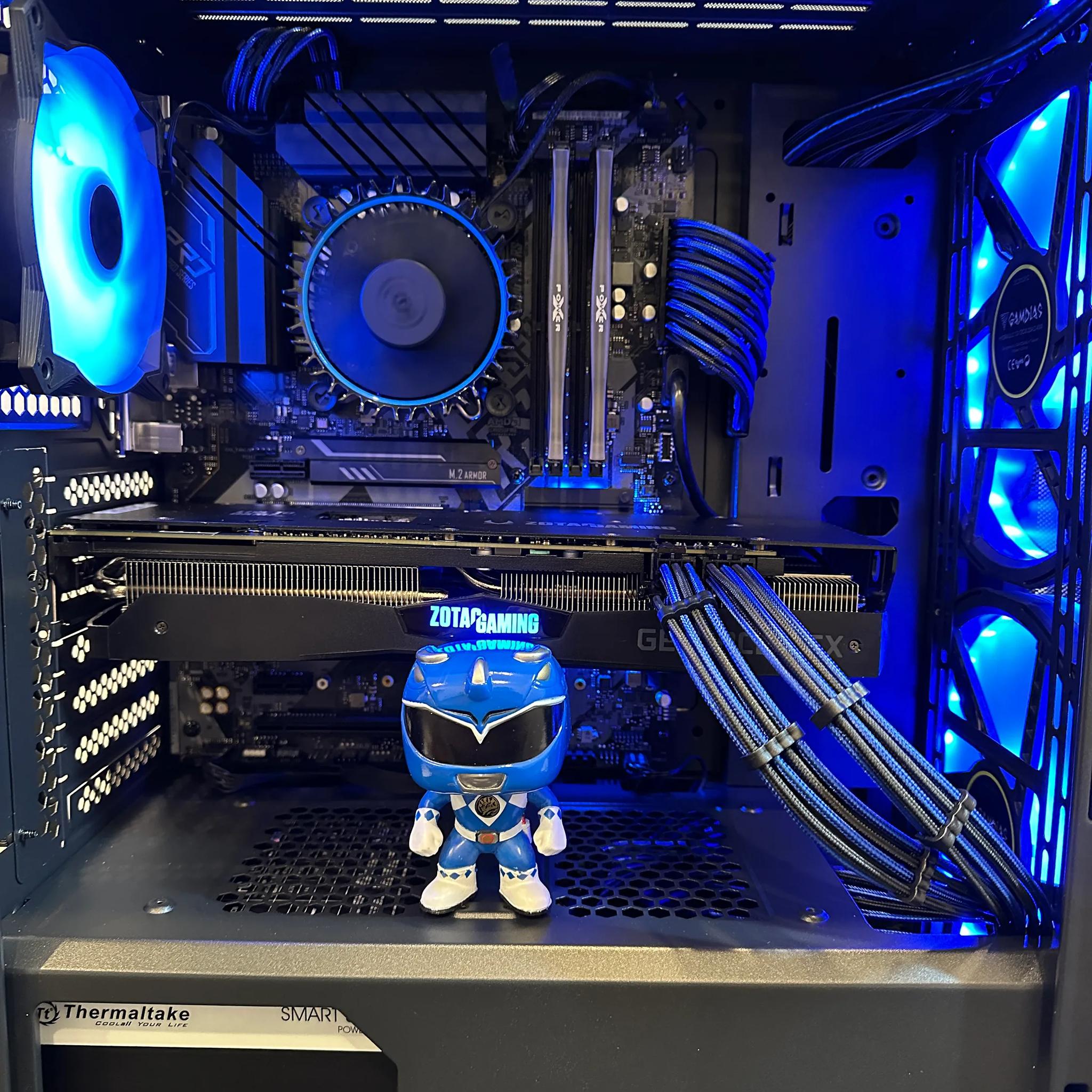 💙☃️❄️||Gaming PC-NVIDIA RTX 2070 8GB GDDR6 DLSS Ray Tracing-Intel i5-12400F -32GB DDR4 RAM- 1TB SSD