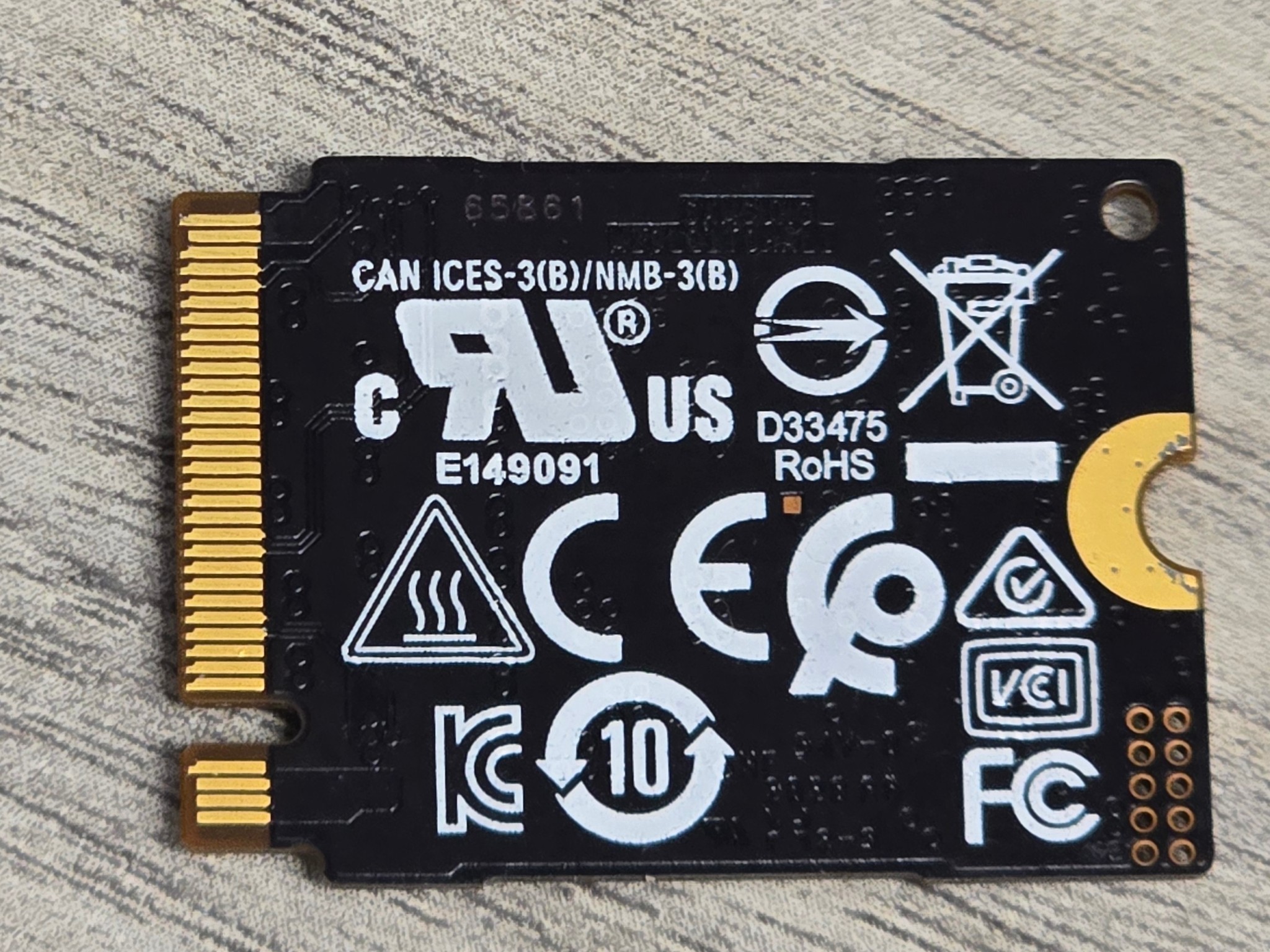Samsung SSD 256GB PM991 M.2 2230 42mm PCIe 3.0 x4 NVMe