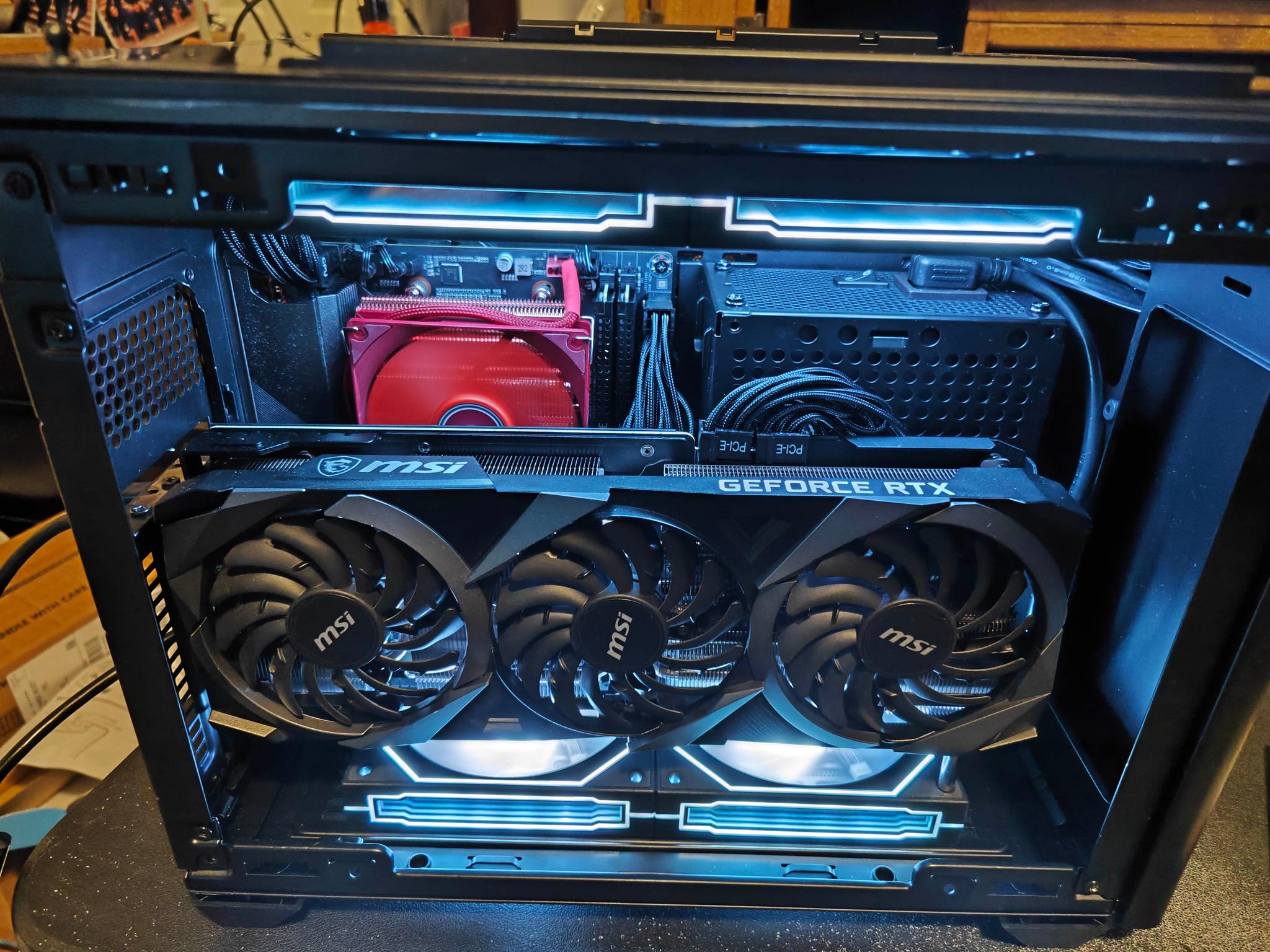 Cooler Master NR200P V2 ITX Gaming PC - Ryzen 7500F - RTX 3070 Ti - 32GB DDR5 - 1TB Samsung NVME SSD