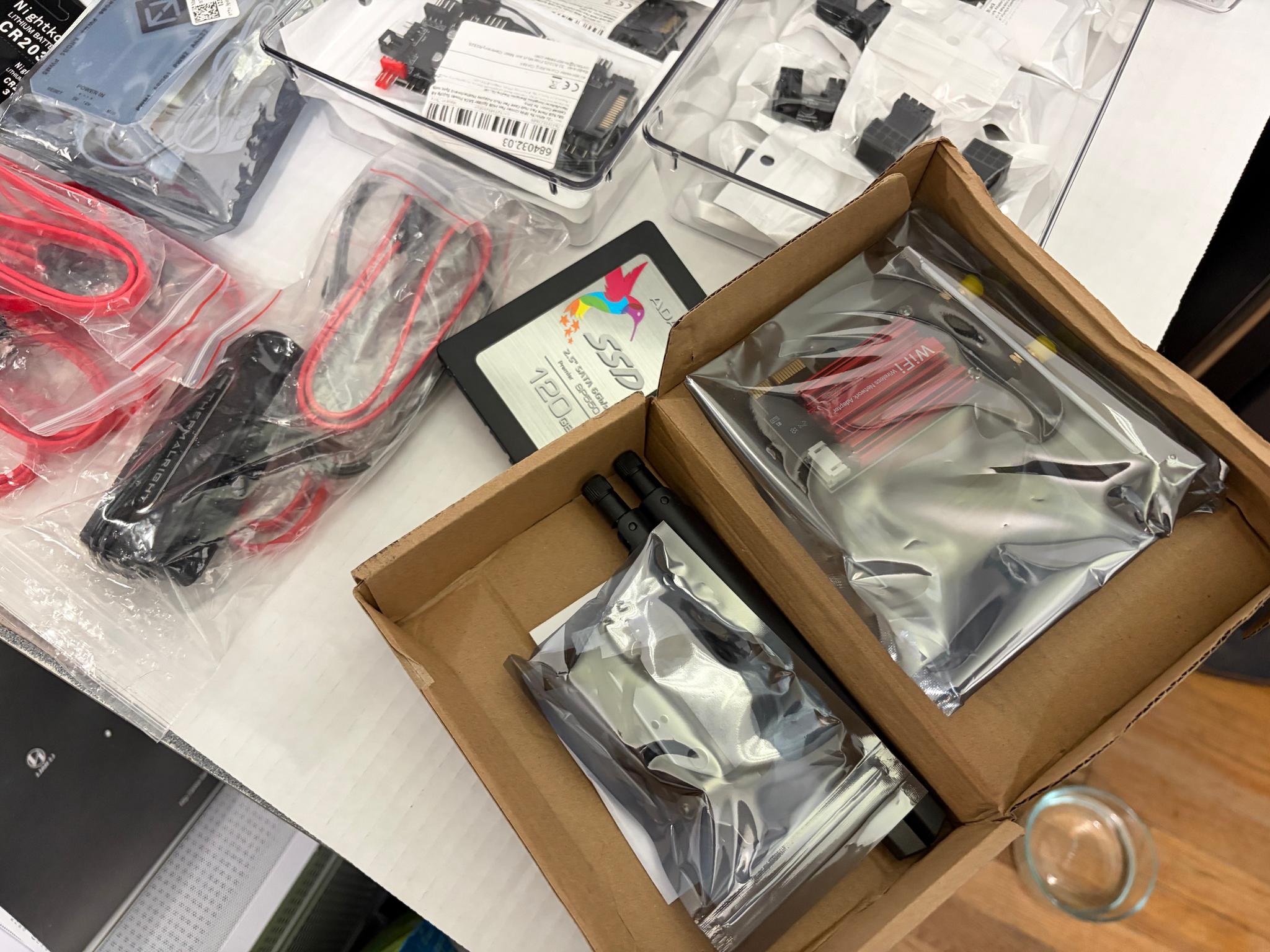 🔥 Massive PC Parts & Accessories Bundle – Cables, Adapters, SSDs, Screws, + More