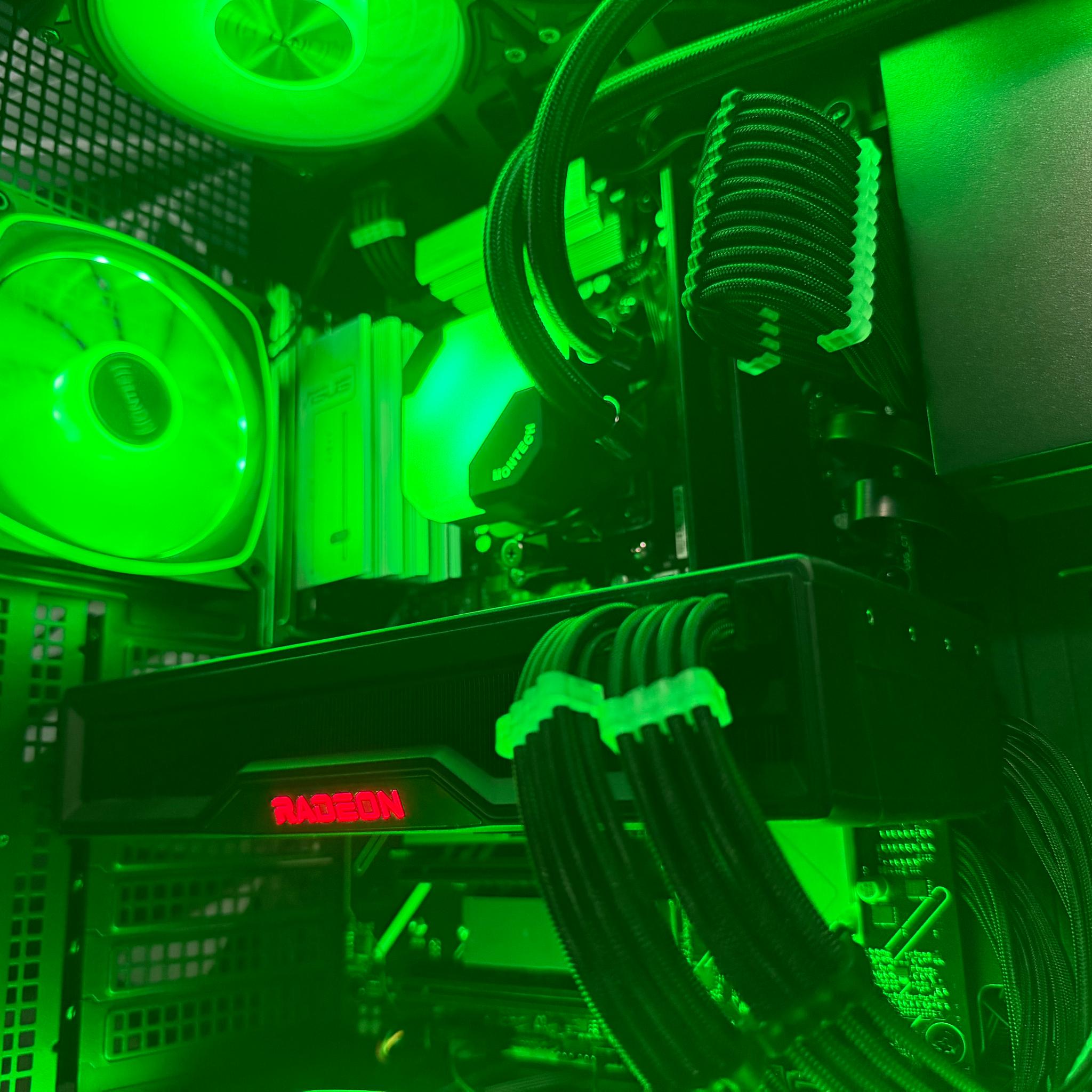 🌊🖤 BLACK OCEAN 🖤🌊Ryzen 7 7700X| RX 6950XT| 32 GB DDR5| 1.5 TB NVMe| 850W PSU
