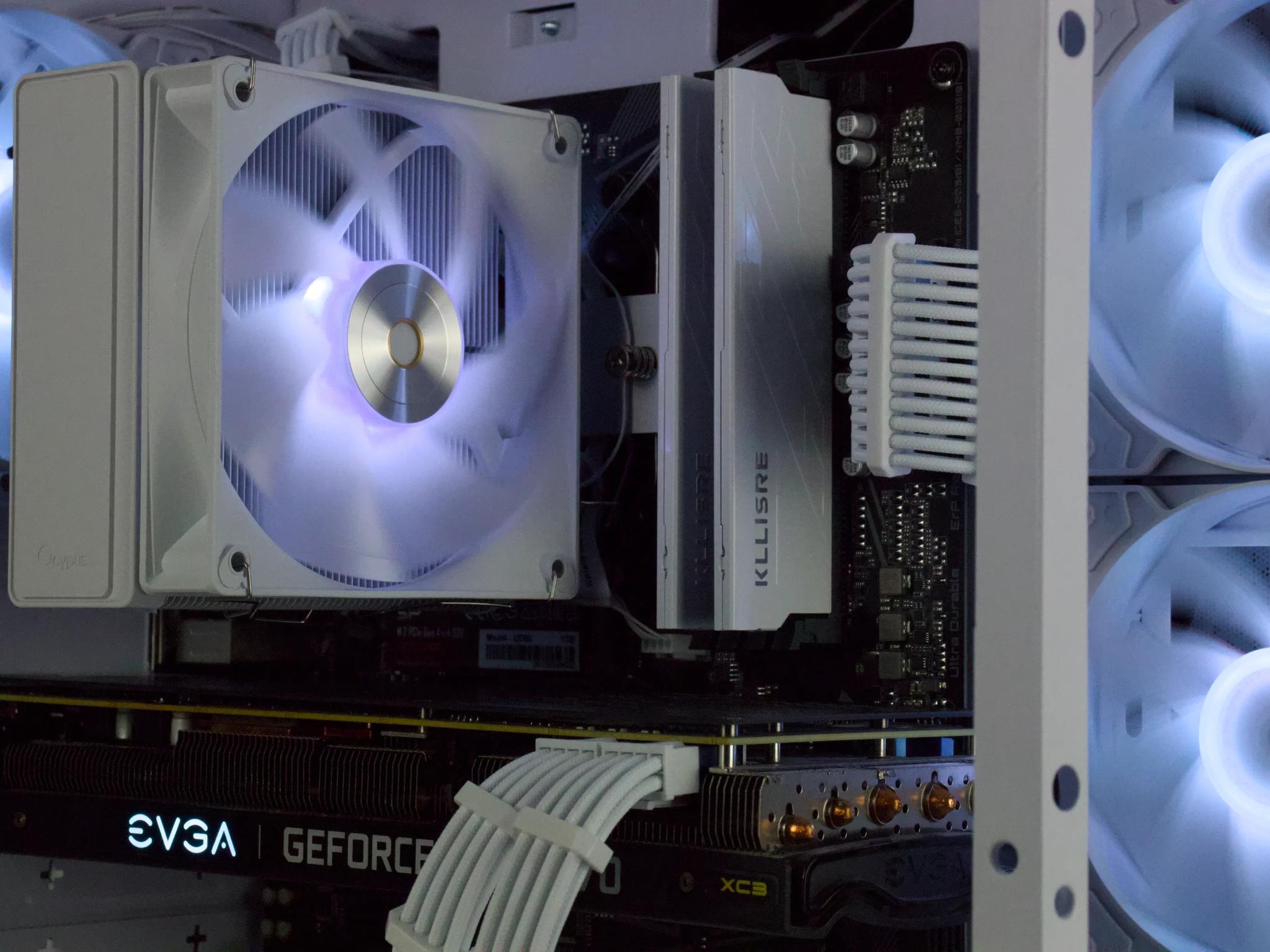 💎❅White Gaming PC – RTX 3070, Ryzen 5 5600X, 32GB, 1TB SSD - RGB, WiFi💎❅