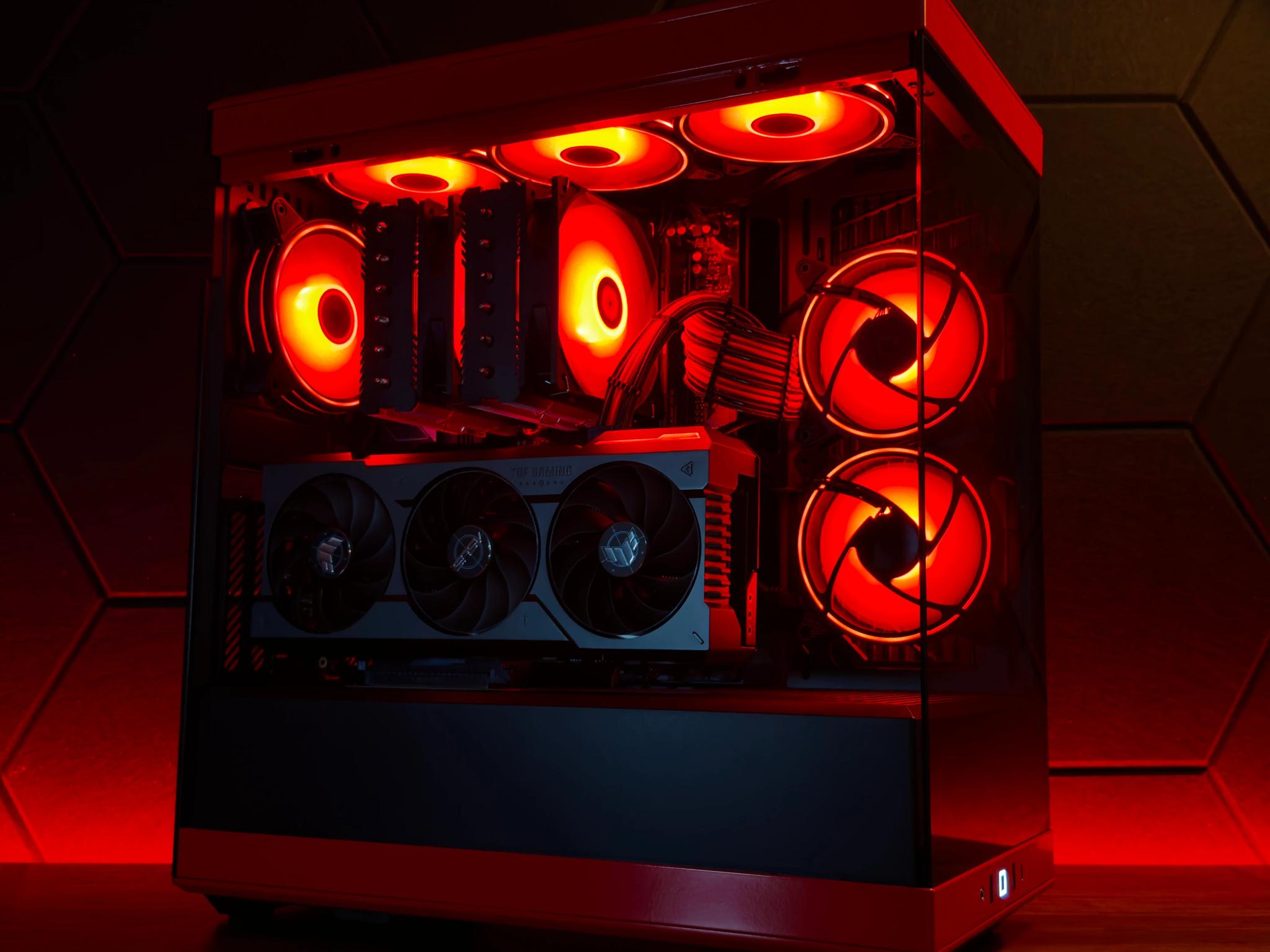 ♦️Onyx Red♦️ RTX 4070 Ti Super / AMD R7 7800X3D / 2TB NVME / 32GB RAM / Air Cooled / Windows 11 Pro